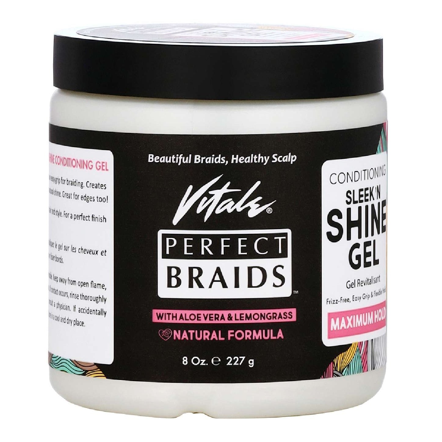Vitale Perfect Braid Conditioning Sleek Shine Gel Maximum Hold Vitale Perfect Braid Conditioning Sleek Shine Gel Maximum Hold