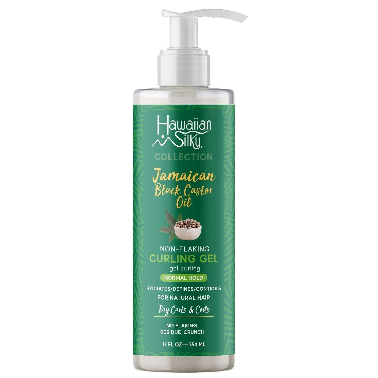 Hawaiian Silky Jamaican Black Castor Oil Non-Flaking Curling Gel Normal Hold 12 Oz Hawaiian Silky Jamaican Black Castor Oil Non-Flaking Curling Gel Normal Hold 12 Oz