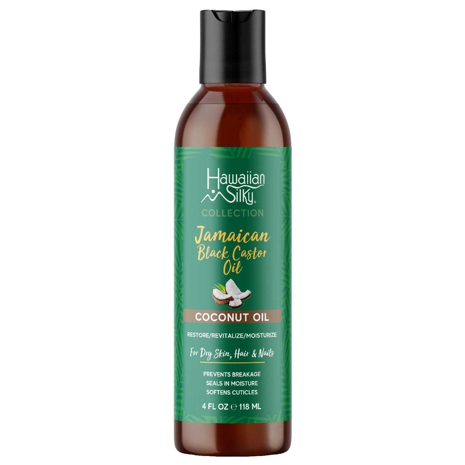 Hawaiian Silky Jamaican Black Castor Oil Coconut Oil 4 Oz Hawaiian Silky Jamaican Black Castor Oil Coconut Oil 4 Oz