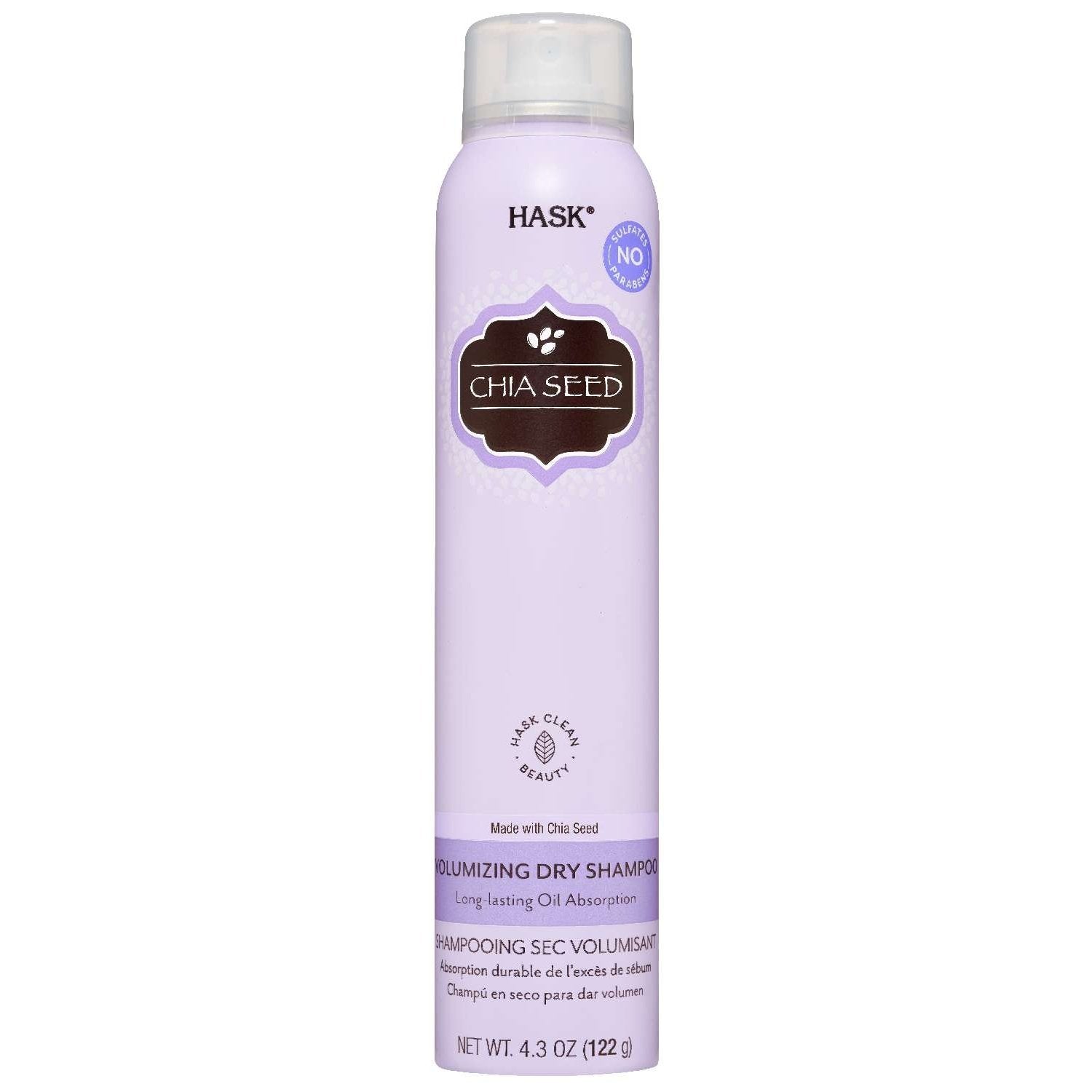 Hask Chia Seed Oil Dry Shampoo 4.3 Oz Hask Chia Seed Oil Dry Shampoo 4.3 Oz