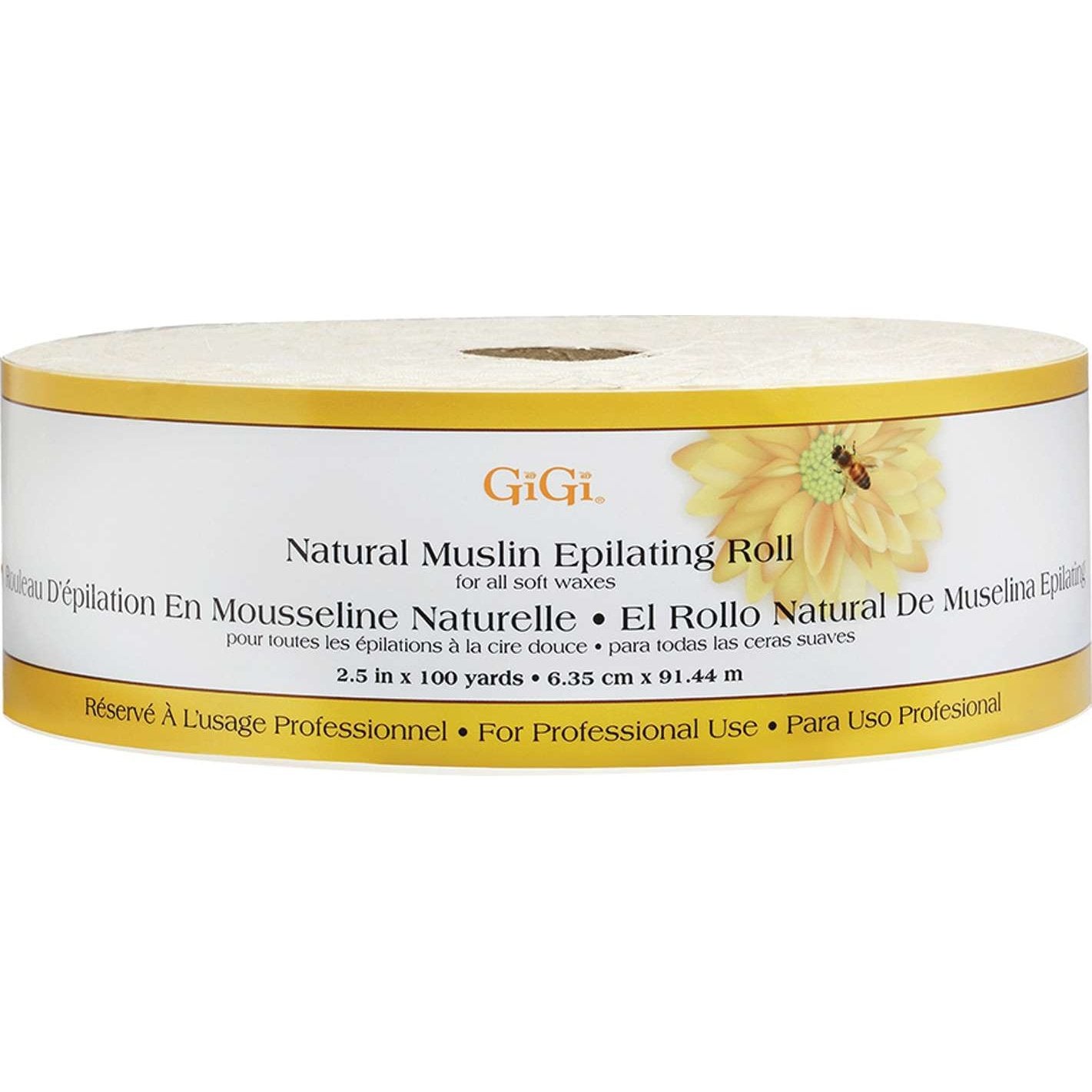 Gigi Natural Muslin Epilating Roll 2.5 100 Yards Gigi Natural Muslin Epilating Roll 2.5 100 Yards