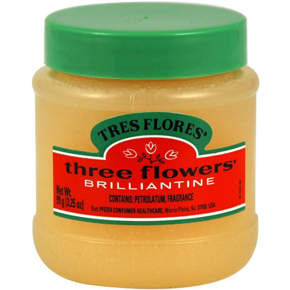Tres Flores Brilliantine Solid 3.25 Oz Tres Flores Brilliantine Solid 3.25 Oz