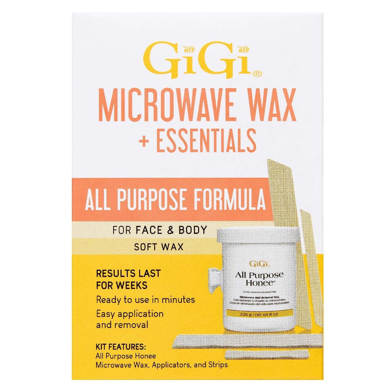 Gigi All Purpose Microwave Wax Essentials Kit Gigi All Purpose Microwave Wax Essentials Kit