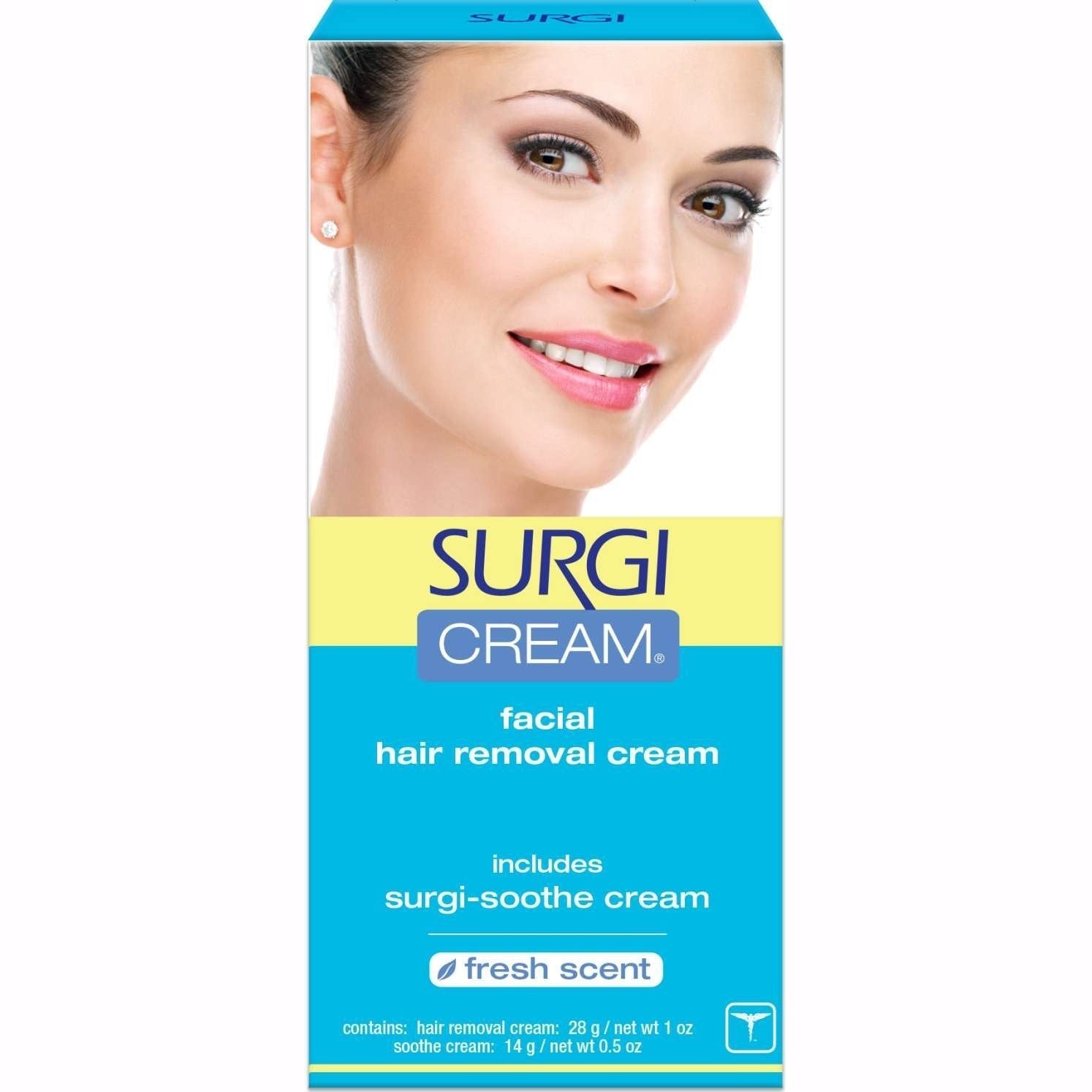 Surgi Facial Hair Removal Cream Fresh Scent 1.0 Oz Surgi Facial Hair Removal Cream Fresh Scent 1.0 Oz