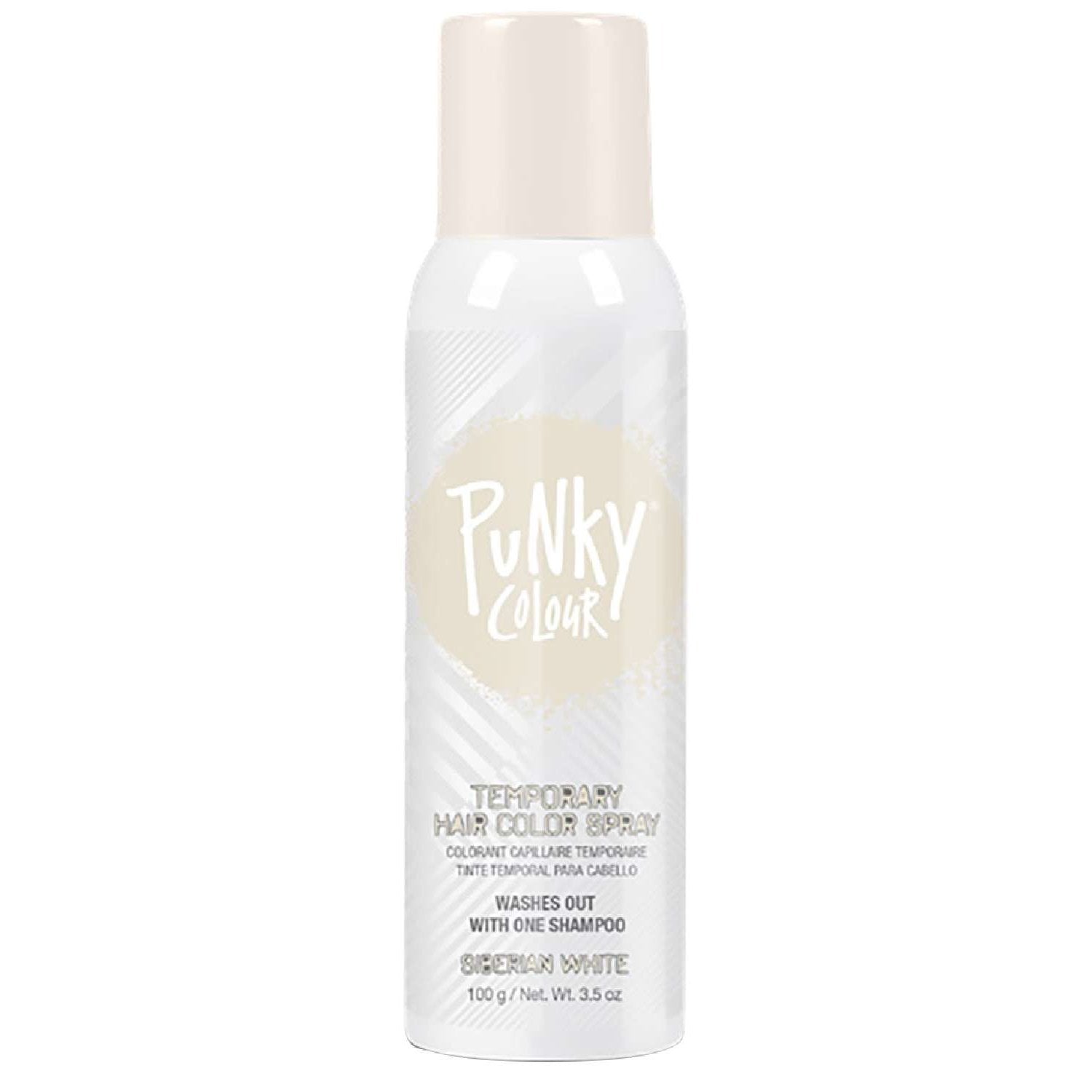 Punky Colour Temporary Color Highlight Spray Siberian White 3.5 Oz Punky Colour Temporary Color Highlight Spray Siberian White 3.5 Oz