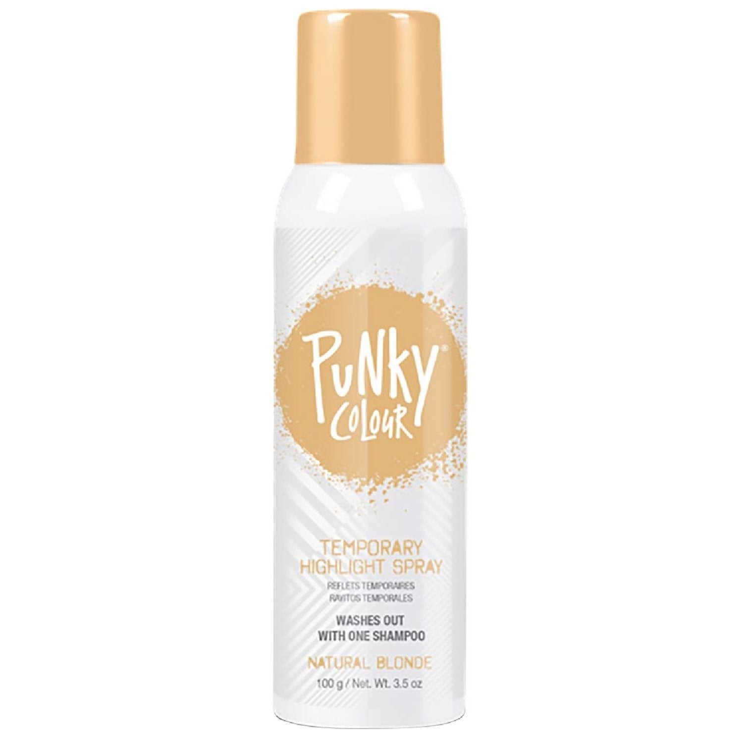Punky Colour Temporary Color Highlight Spray Natural Blonde 3.5 Oz Punky Colour Temporary Color Highlight Spray Natural Blonde 3.5 Oz