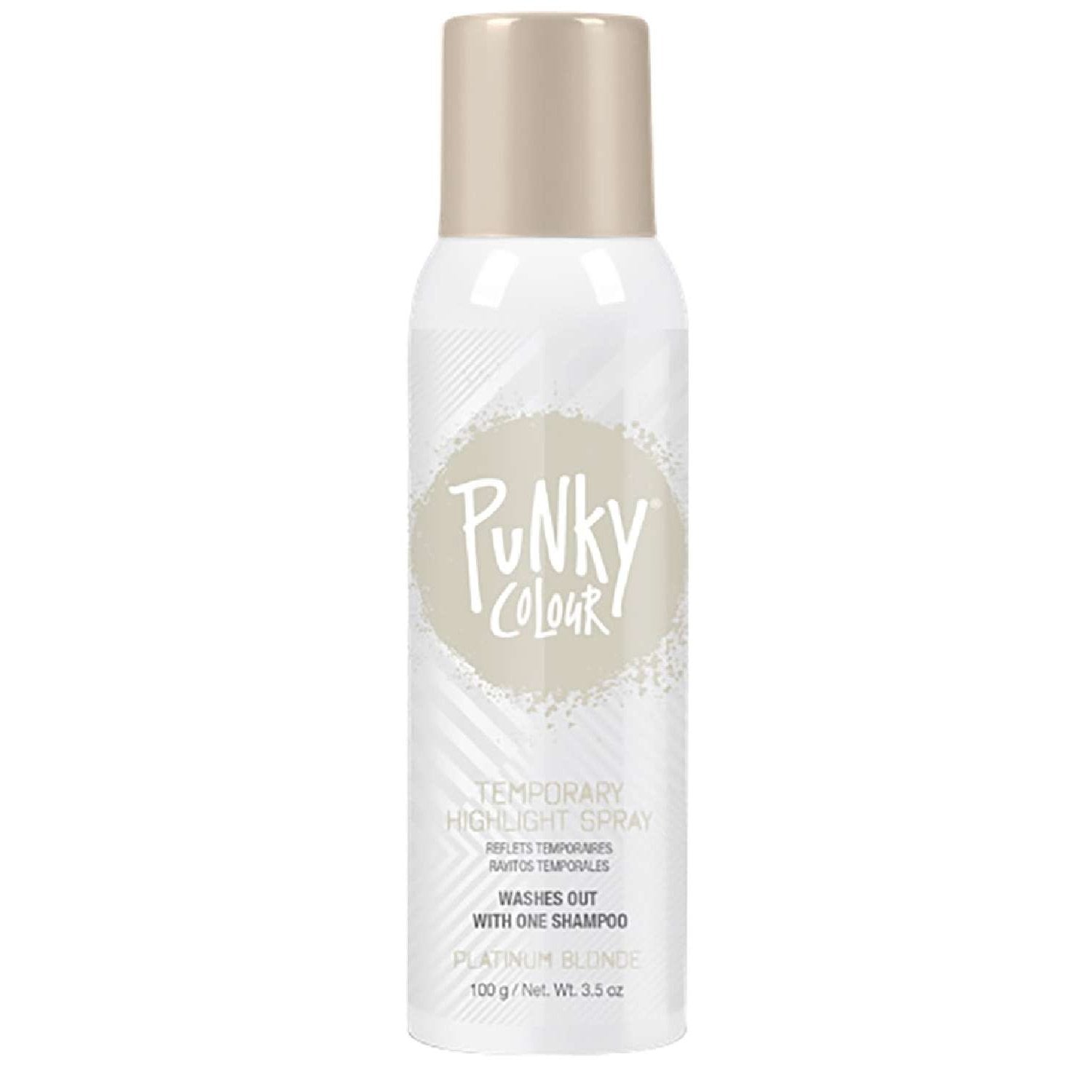 Punky Colour Temporary Color Highlight Spray Platinum Blonde 3.5 Oz Punky Colour Temporary Color Highlight Spray Platinum Blonde 3.5 Oz