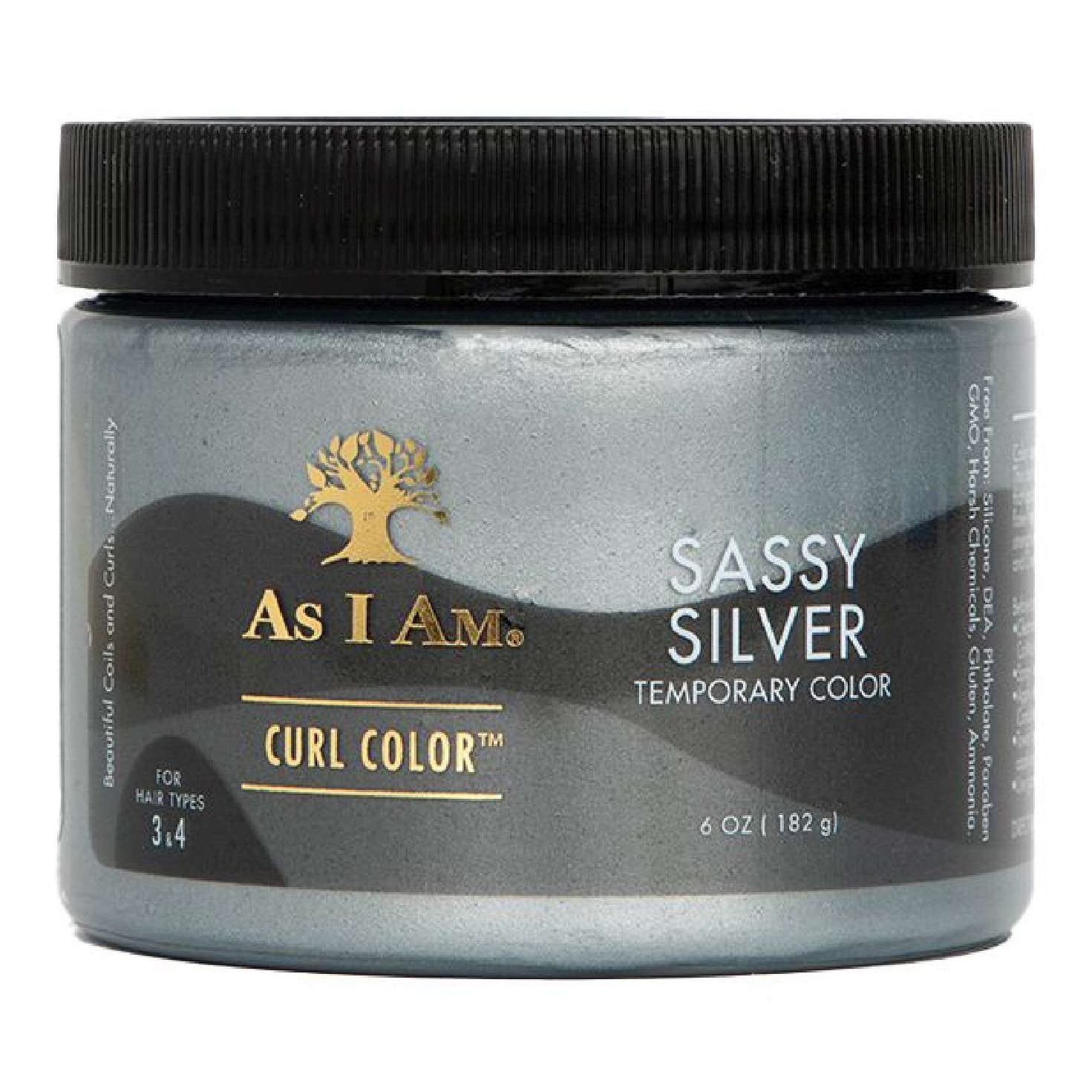 As I Am Curl Color Temporary Sassy Silver 6 Oz As I Am Curl Color Temporary Sassy Silver 6 Oz