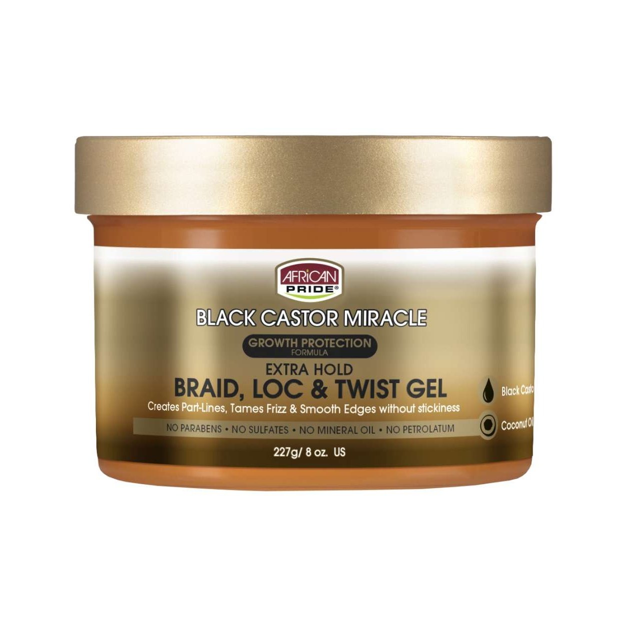 African Pride Afircan Pride Black Castor Miracle Braid Loc Twisting Gel 8 Oz African Pride Afircan Pride Black Castor Miracle Braid Loc Twisting Gel 8 Oz