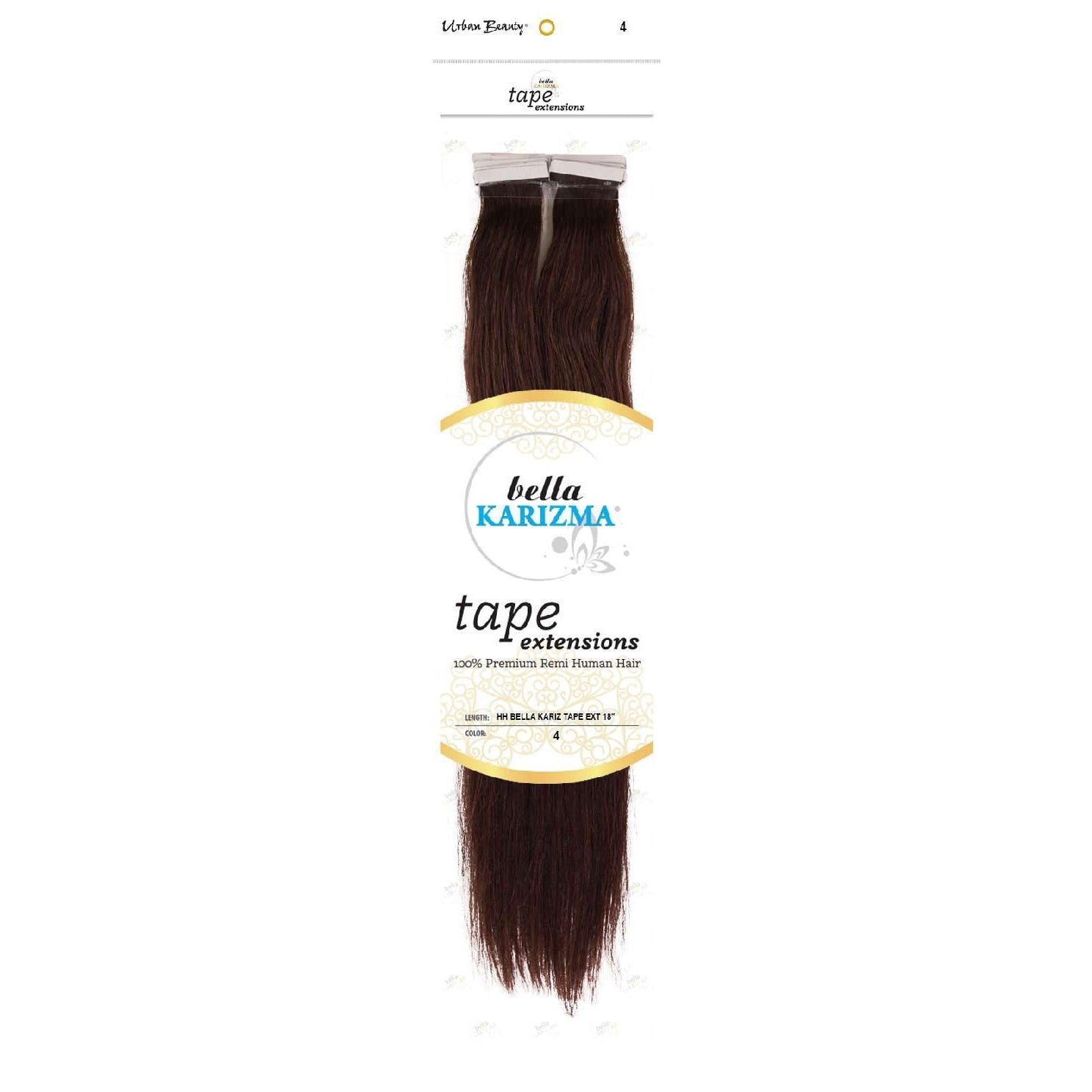 Human Hair Bella Karizma Tape Hair Extension 18 Inch 4 Human Hair Bella Karizma Tape Hair Extension 18 Inch 4
