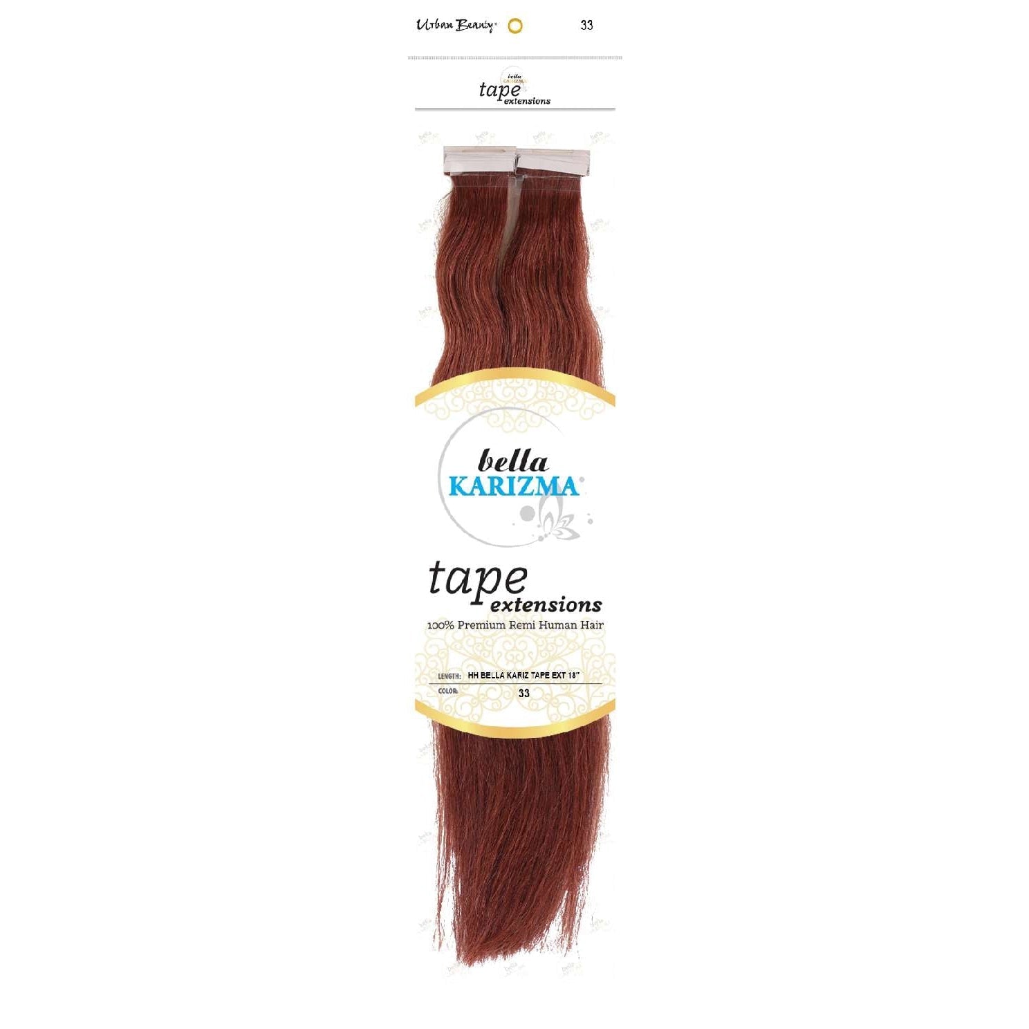 Human Hair Bella Karizma Tape Hair Extension 18 Inch 33 Human Hair Bella Karizma Tape Hair Extension 18 Inch 33