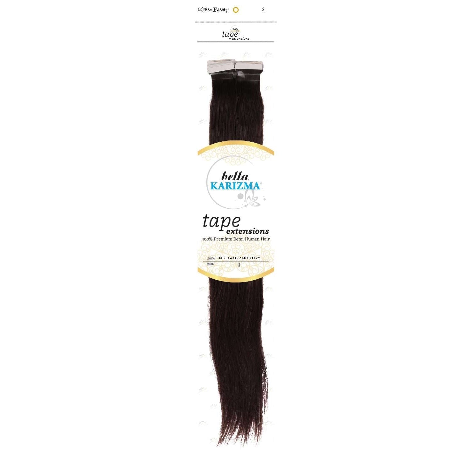 Human Hair Bella Karizma Tape Hair Extension 22 Inch 2 Human Hair Bella Karizma Tape Hair Extension 22 Inch 2