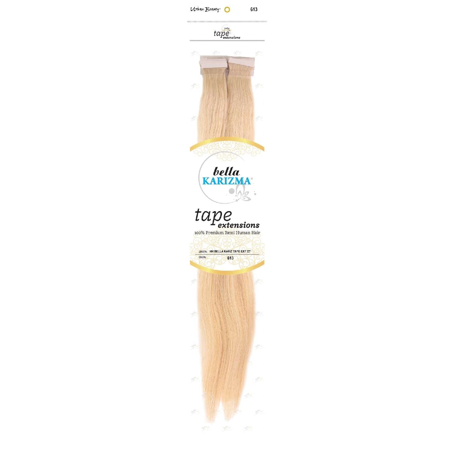 Human Hair Bella Karizma Tape Hair Extension 22 Inch 613 Human Hair Bella Karizma Tape Hair Extension 22 Inch 613