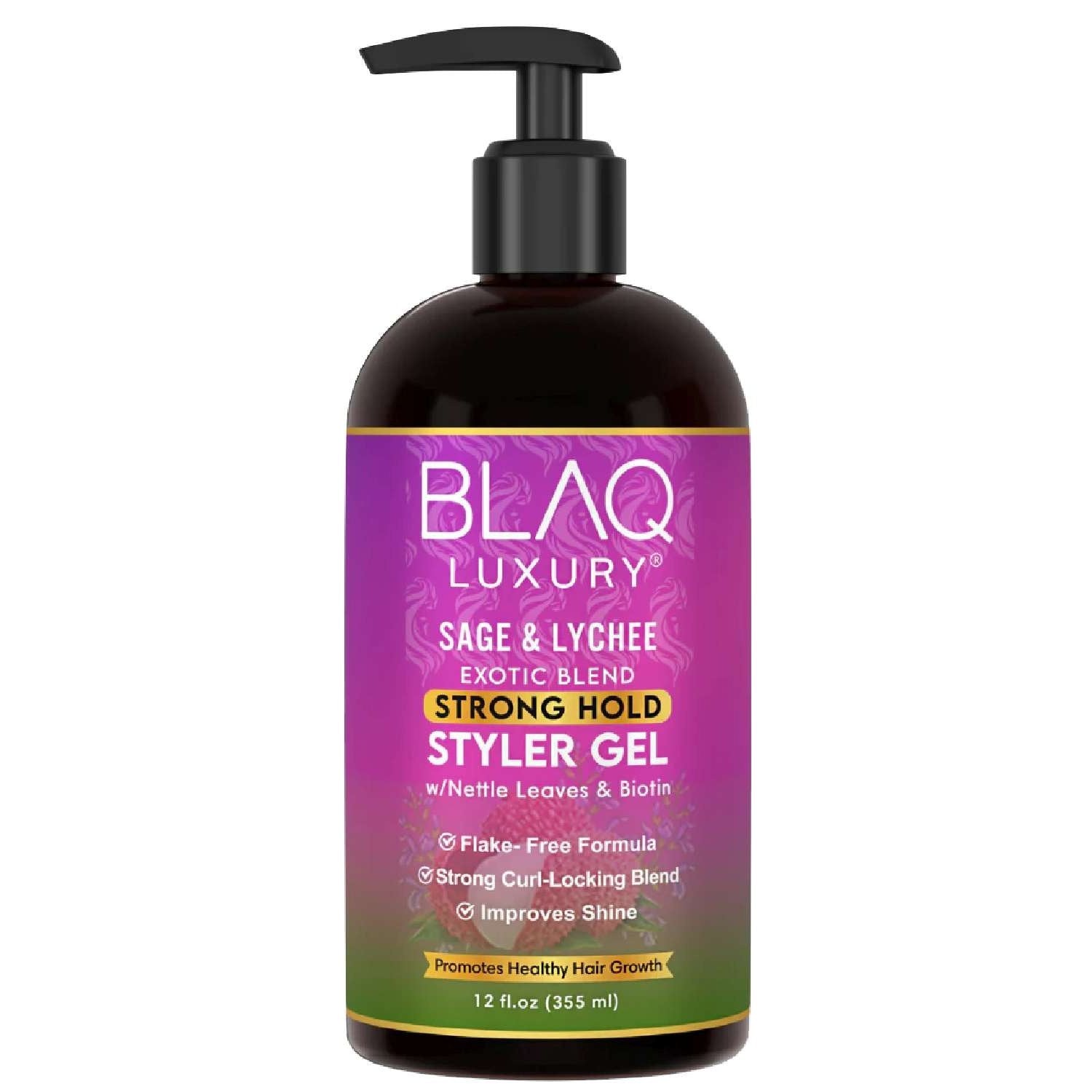 Blaq Luxury Sage And Lyche Styler Gel 12 Oz Blaq Luxury Sage And Lyche Styler Gel 12 Oz