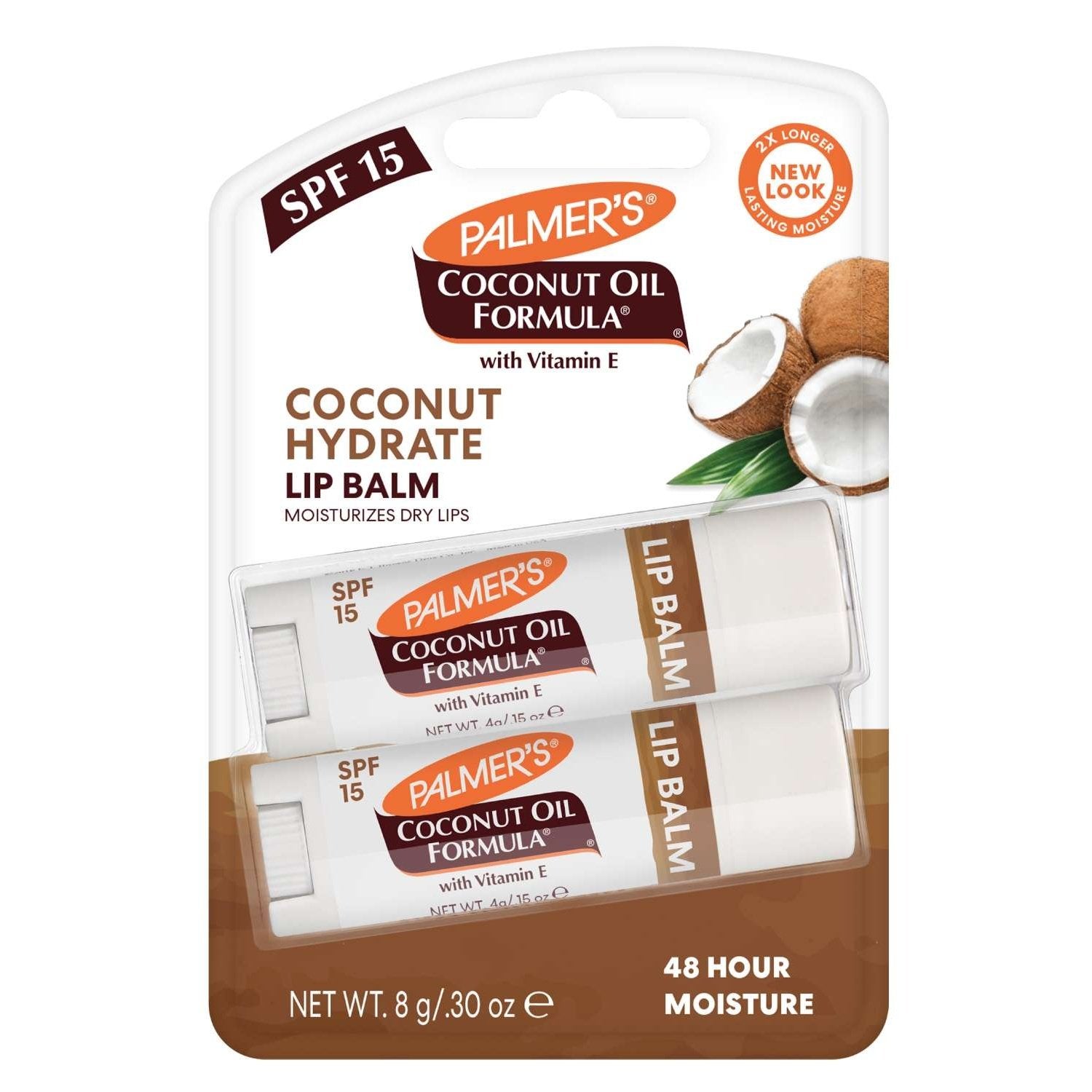 Palmers Palmers Coconut Oil Spf 15 Lip Balm Twin Pack 0.15 Oz Palmers Palmers Coconut Oil Spf 15 Lip Balm Twin Pack 0.15 Oz