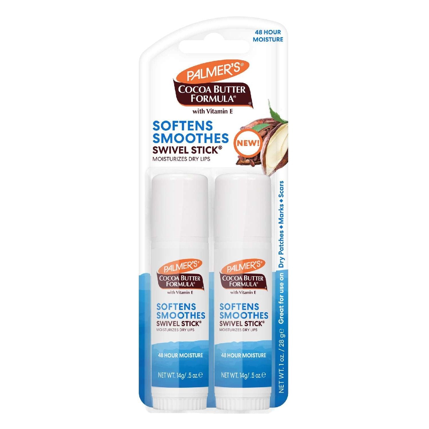 Palmers Palmers Cocoa Butter Swivel Stick Twin Pack 0.5 Oz Palmers Palmers Cocoa Butter Swivel Stick Twin Pack 0.5 Oz
