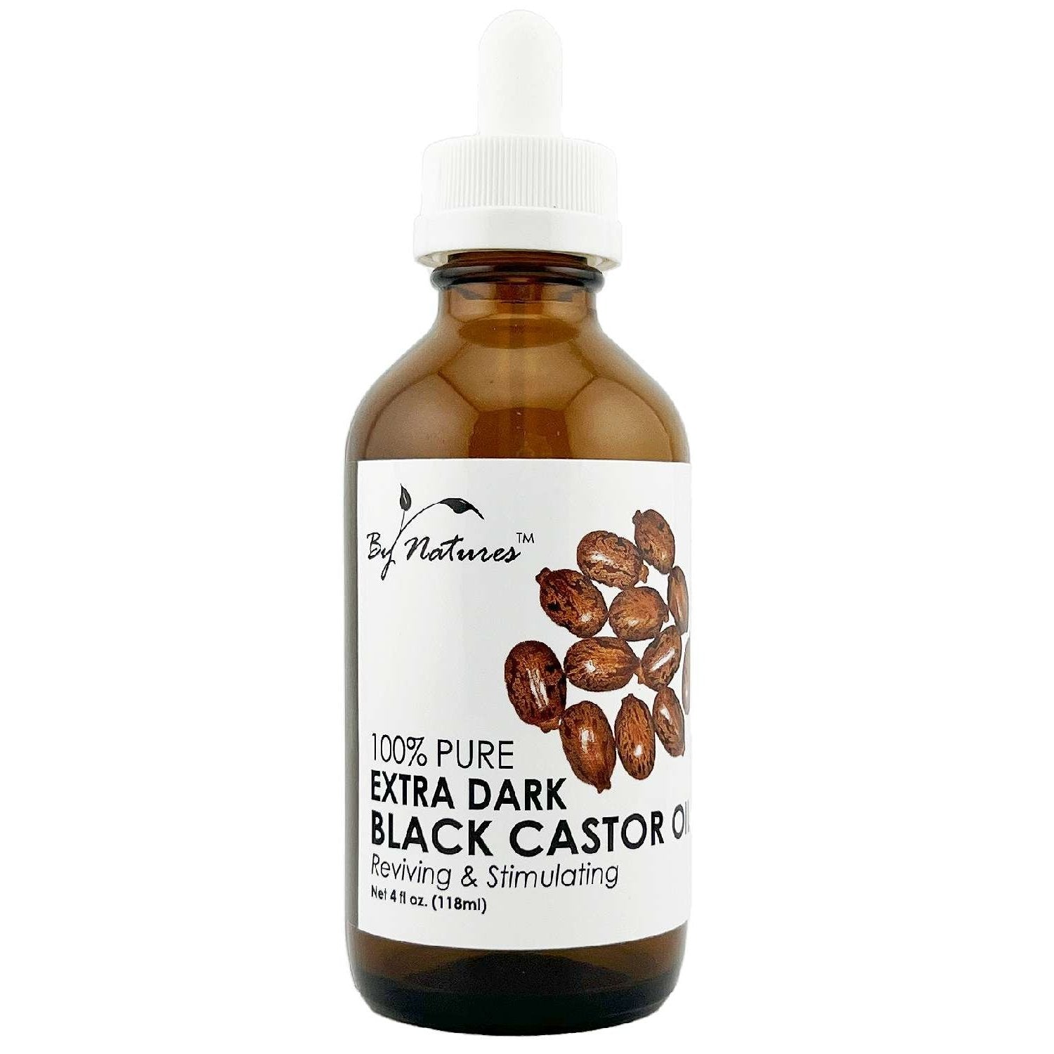 By Natures 100% Natural Extra Dark Black Castor Oil 4.0 Fl Oz By Natures 100% Natural Extra Dark Black Castor Oil 4.0 Fl Oz