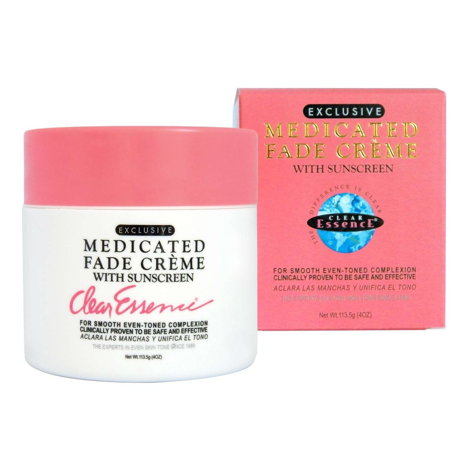 Clear Essence Exclusive Medicated Fade Cream 4 Oz Clear Essence Exclusive Medicated Fade Cream 4 Oz