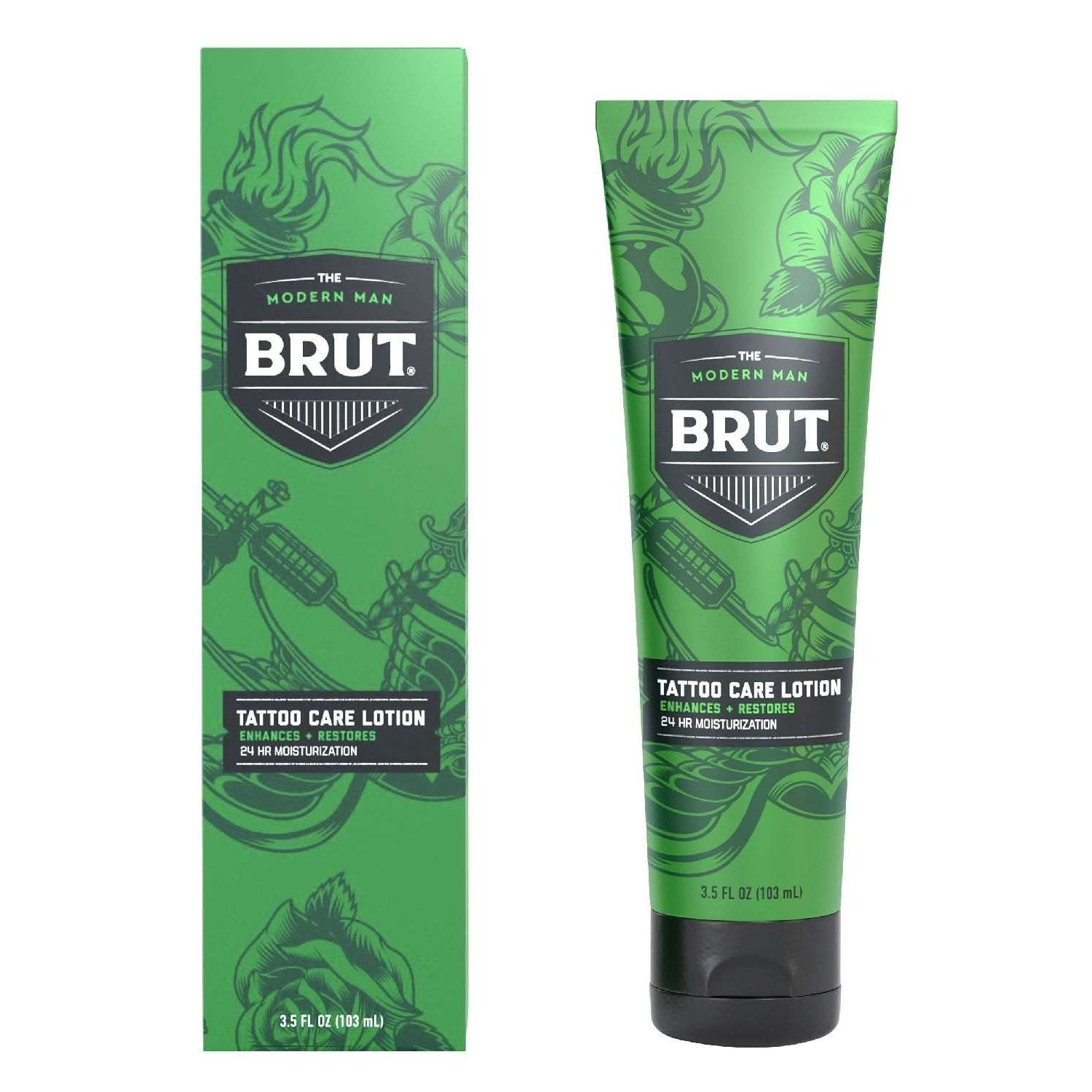 Brut Tattoo Care Lotion 3.5 Oz Brut Tattoo Care Lotion 3.5 Oz
