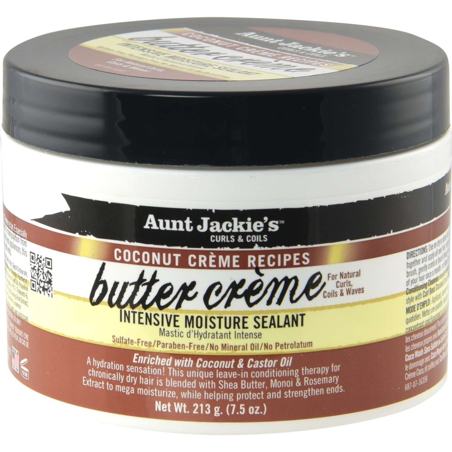Aunt Jackies Coconut Creme Butter Creme 7.5 Oz Aunt Jackies Coconut Creme Butter Creme 7.5 Oz