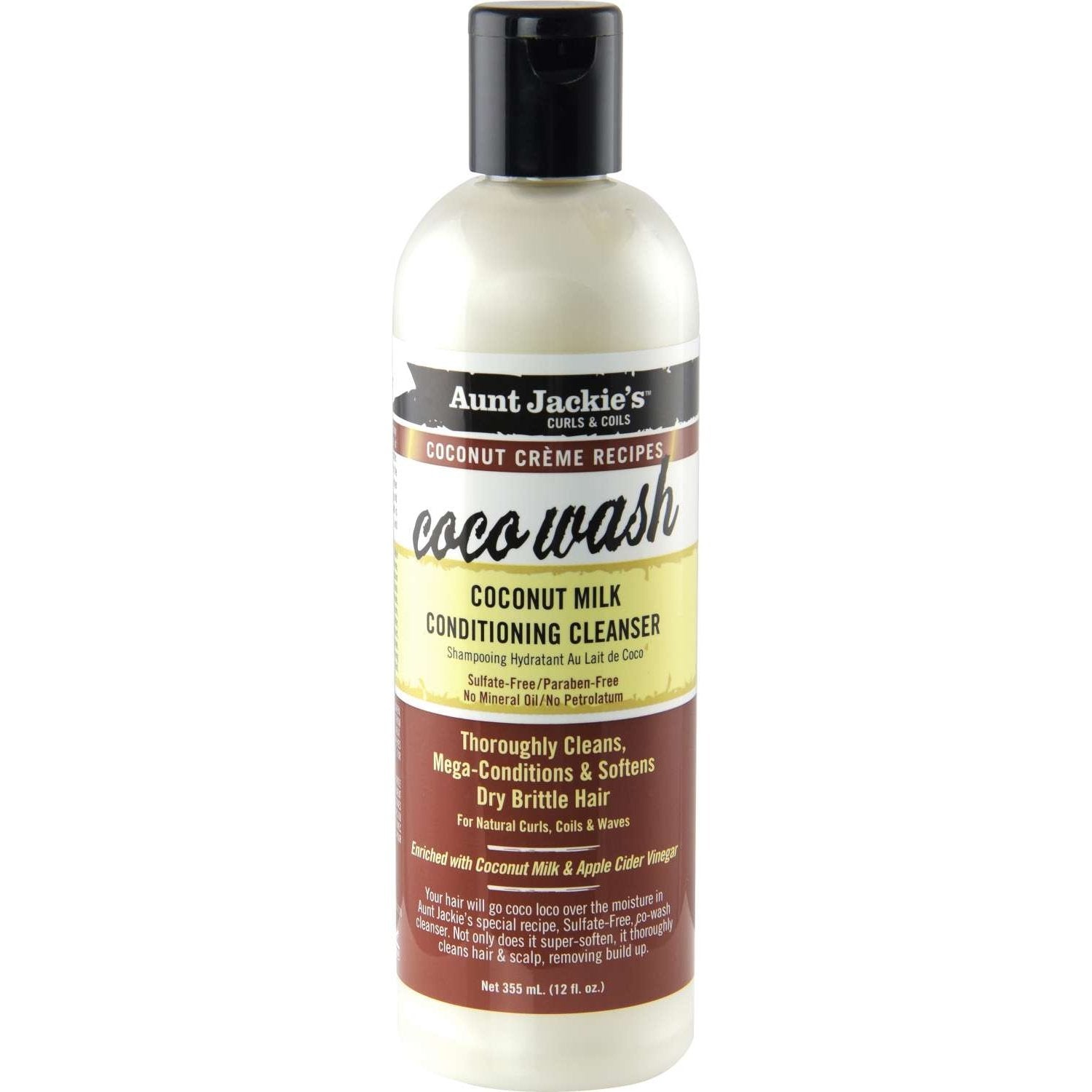 Aunt Jackies Aunt Jackies Coconut Creme Coco Wash 12 Oz Aunt Jackies Aunt Jackies Coconut Creme Coco Wash 12 Oz