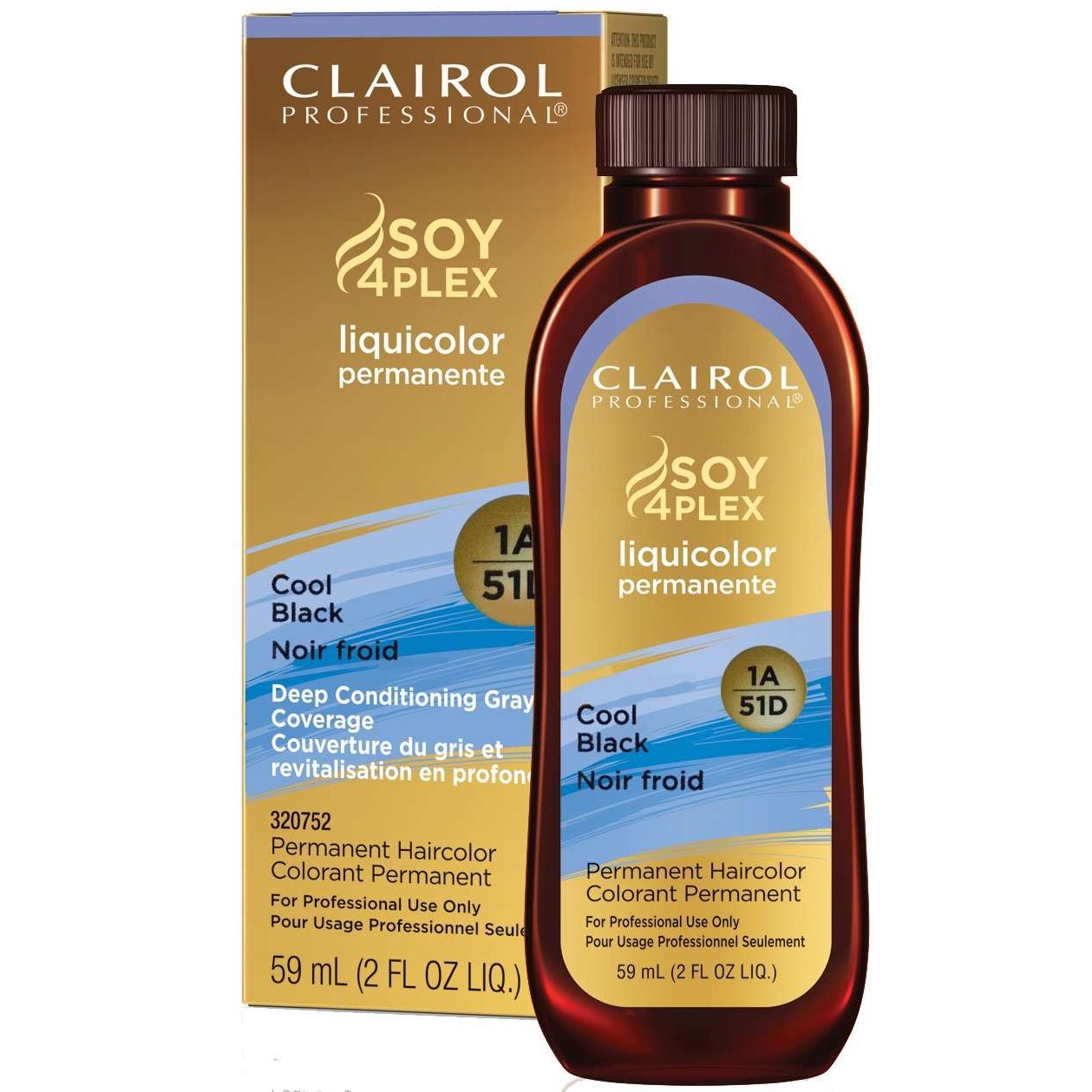 Clairol Soy Liquicolor Permanente 1A51D Cool Black 2 Oz Clairol Soy Liquicolor Permanente 1A51D Cool Black 2 Oz