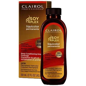 Clairol Professional Soy4Plex Liquicolor Permanent Hair Color 3Rr203Rr Medium Intense Red 2.0 Fl Oz Clairol Professional Soy4Plex Liquicolor Permanent Hair Color 3Rr203Rr Medium Intense Red 2.0 Fl Oz