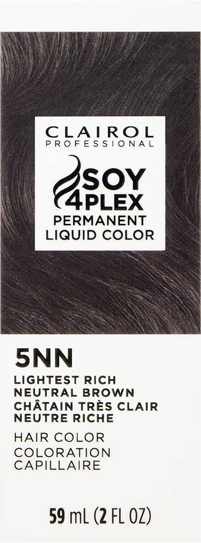 CLAIROL PERMANENT LIQUID 5NN LIGHTEST RICH NEUTRAL BROWN CLAIROL PERMANENT LIQUID 5NN LIGHTEST RICH NEUTRAL BROWN