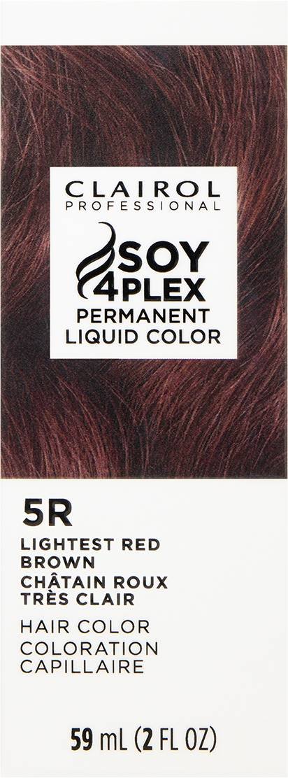 CLAIROL PERMANENT LIQUID 5R LIGHTEST RED BROWN CLAIROL PERMANENT LIQUID 5R LIGHTEST RED BROWN