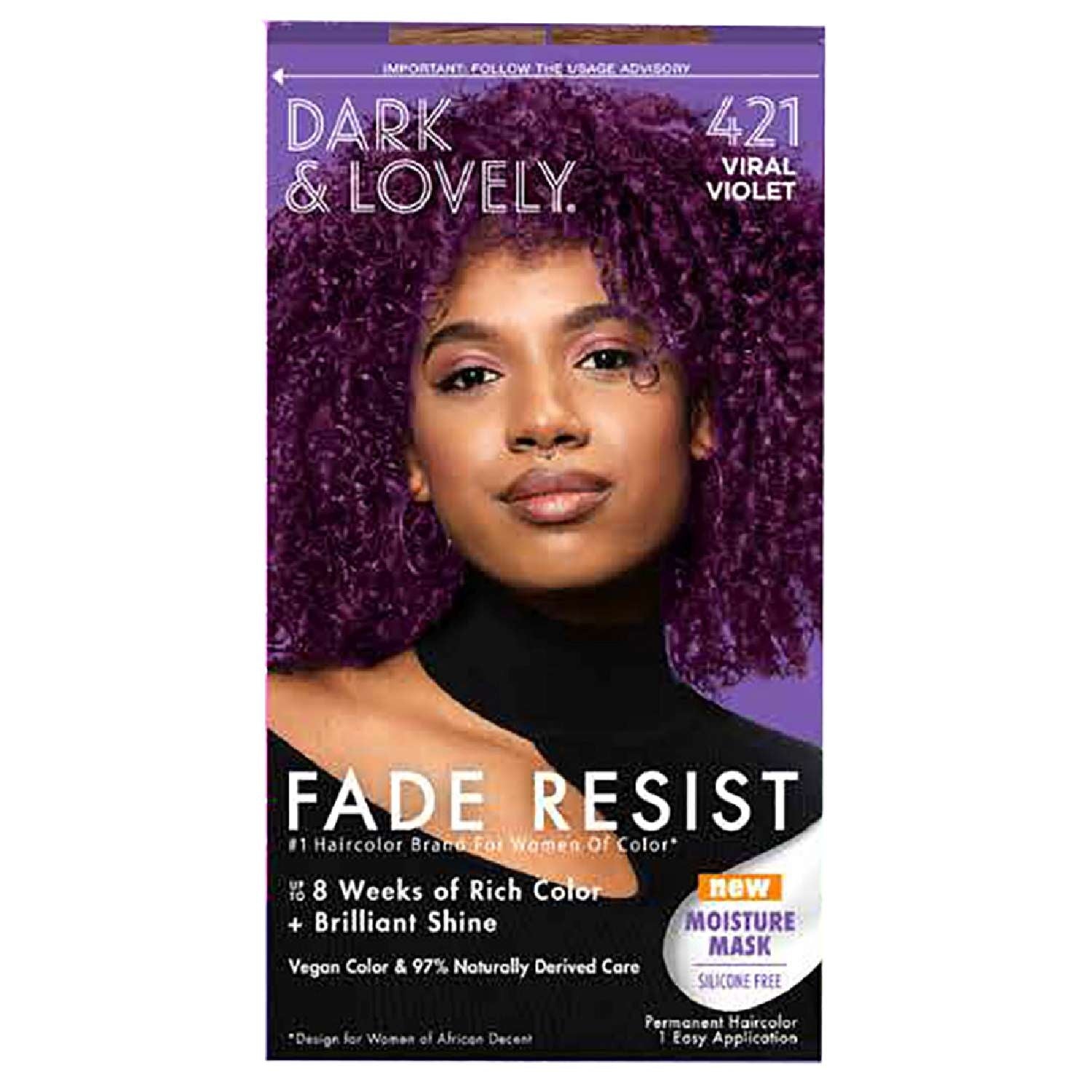 Dark & Lovely Fade Resist Virtual Violet Hair Color Dark & Lovely Fade Resist Virtual Violet Hair Color