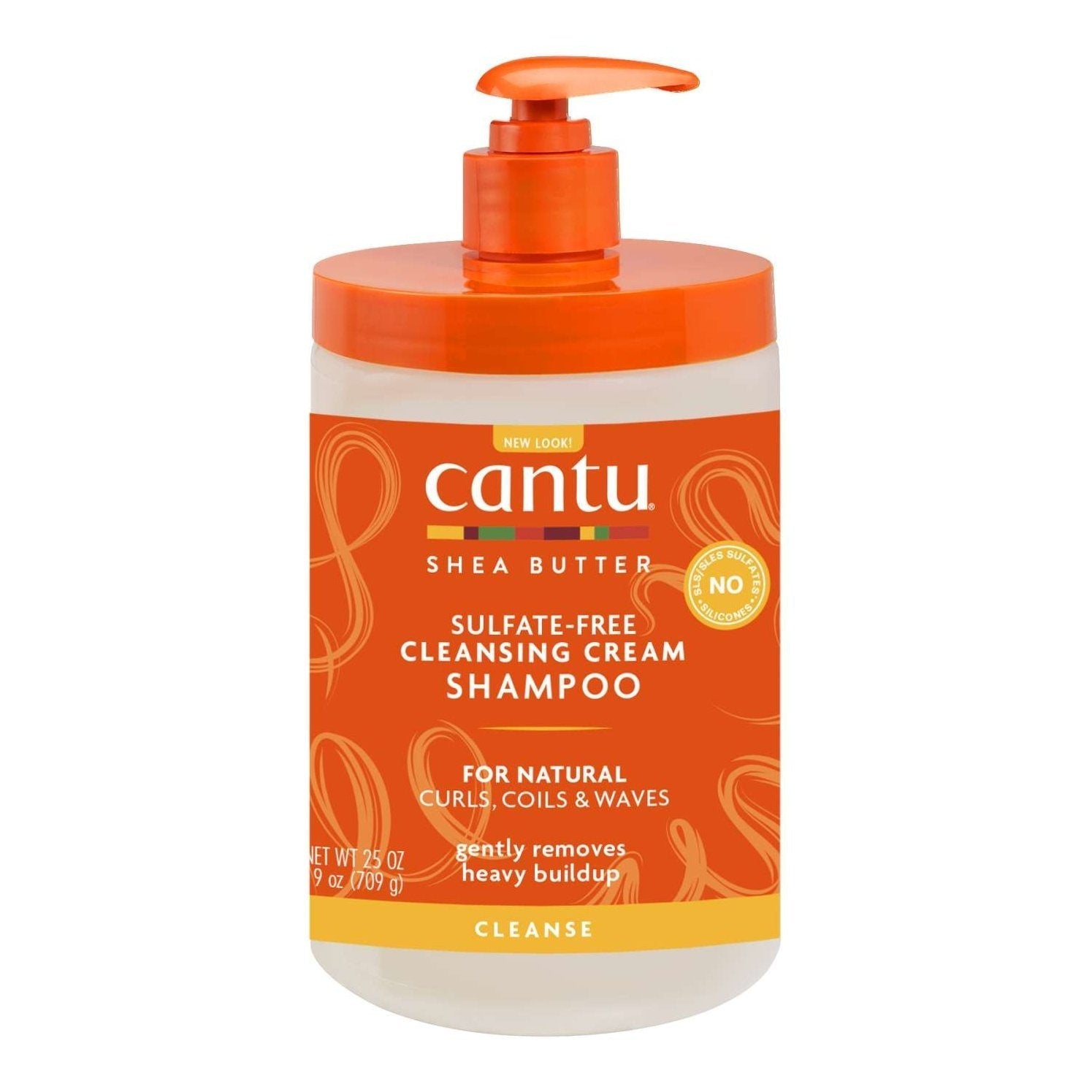 Cantu Shea Butter For Natural Hair Sulfate-Free Cleansing Cream Shampoo 25 Oz Cantu Shea Butter For Natural Hair Sulfate-Free Cleansing Cream Shampoo 25 Oz