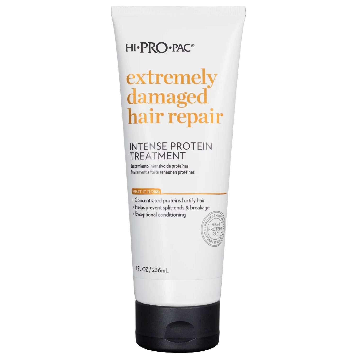 Hi-Pro-Pac Extremely Damaged Hair Intense Protein Treatment 8 Oz Hi-Pro-Pac Extremely Damaged Hair Intense Protein Treatment 8 Oz