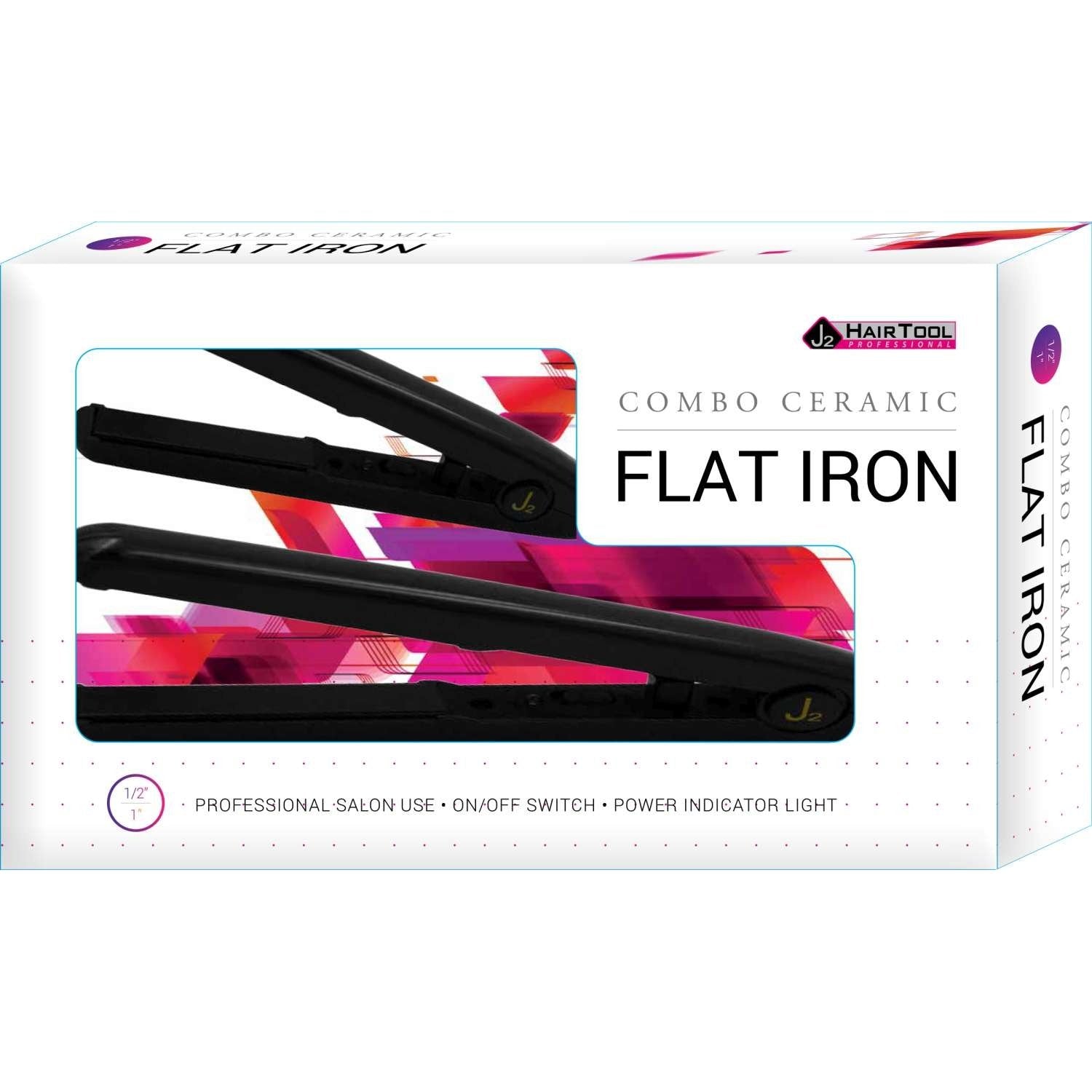 J2 Hair Tools Backstage Flat Iron 1-14 J2 Hair Tools Backstage Flat Iron 1-14