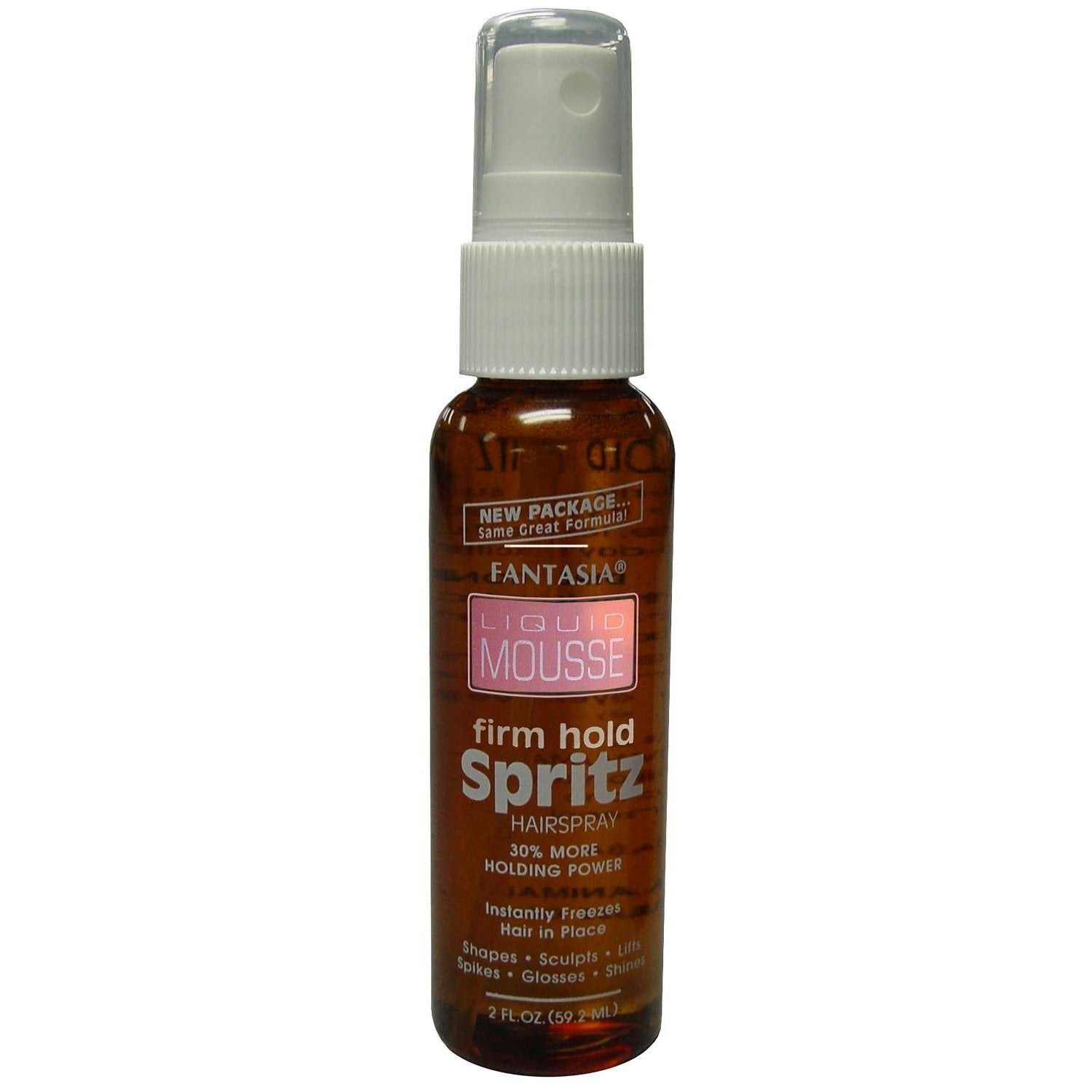 Fantasia Liquid Mousse Firm Hold Spritz Pink 2 Oz Fantasia Liquid Mousse Firm Hold Spritz Pink 2 Oz