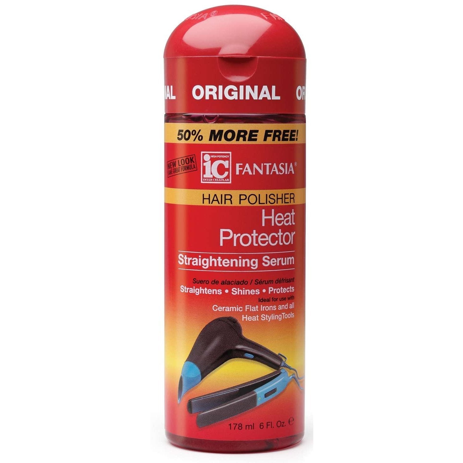 Fantasia Ic Hair Polisher Heat Protecting Serum 6 Oz 6 Oz Fantasia Ic Hair Polisher Heat Protecting Serum 6 Oz 6 Oz