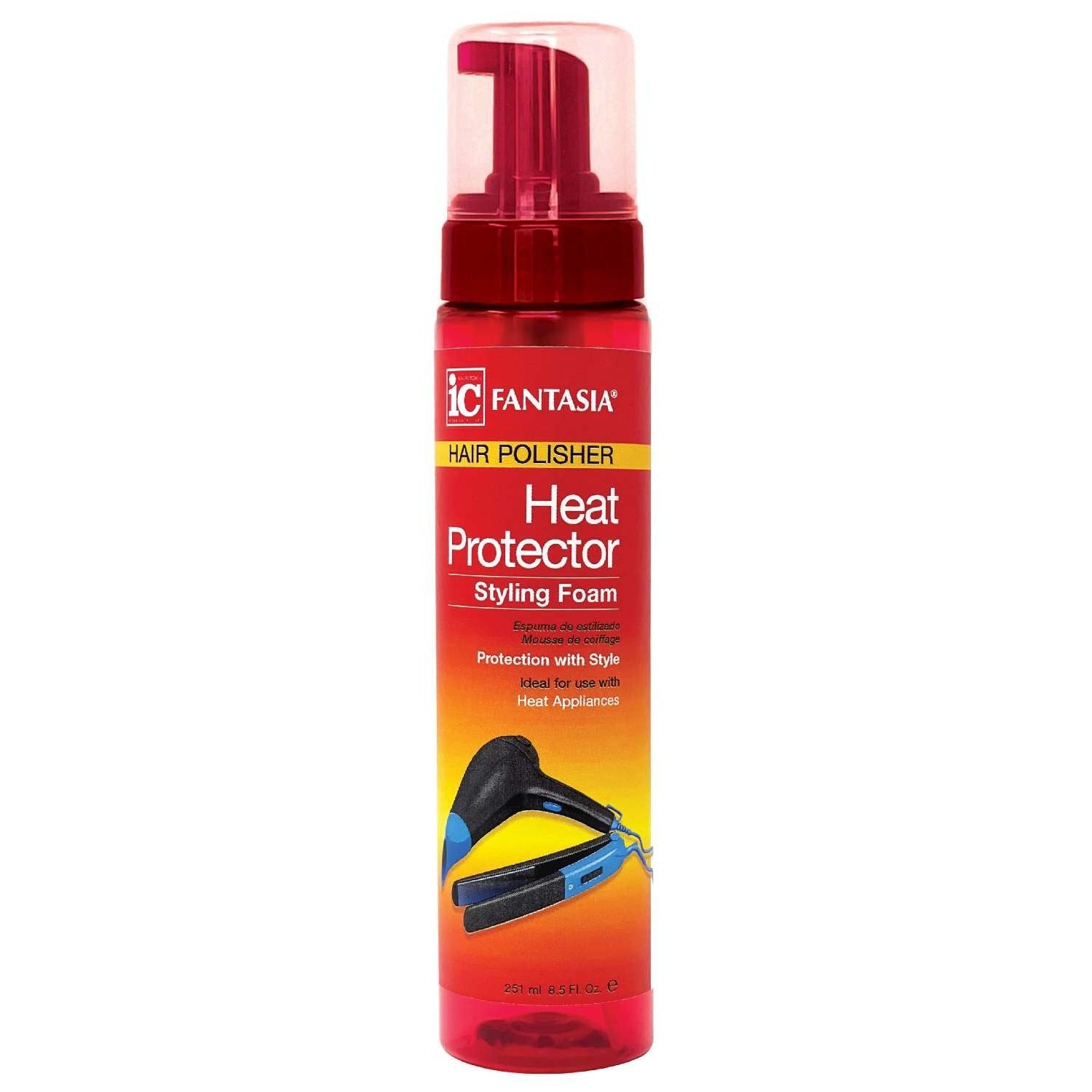 Fantasia Heat Protector Styling Foam 8.5 Oz Fantasia Heat Protector Styling Foam 8.5 Oz
