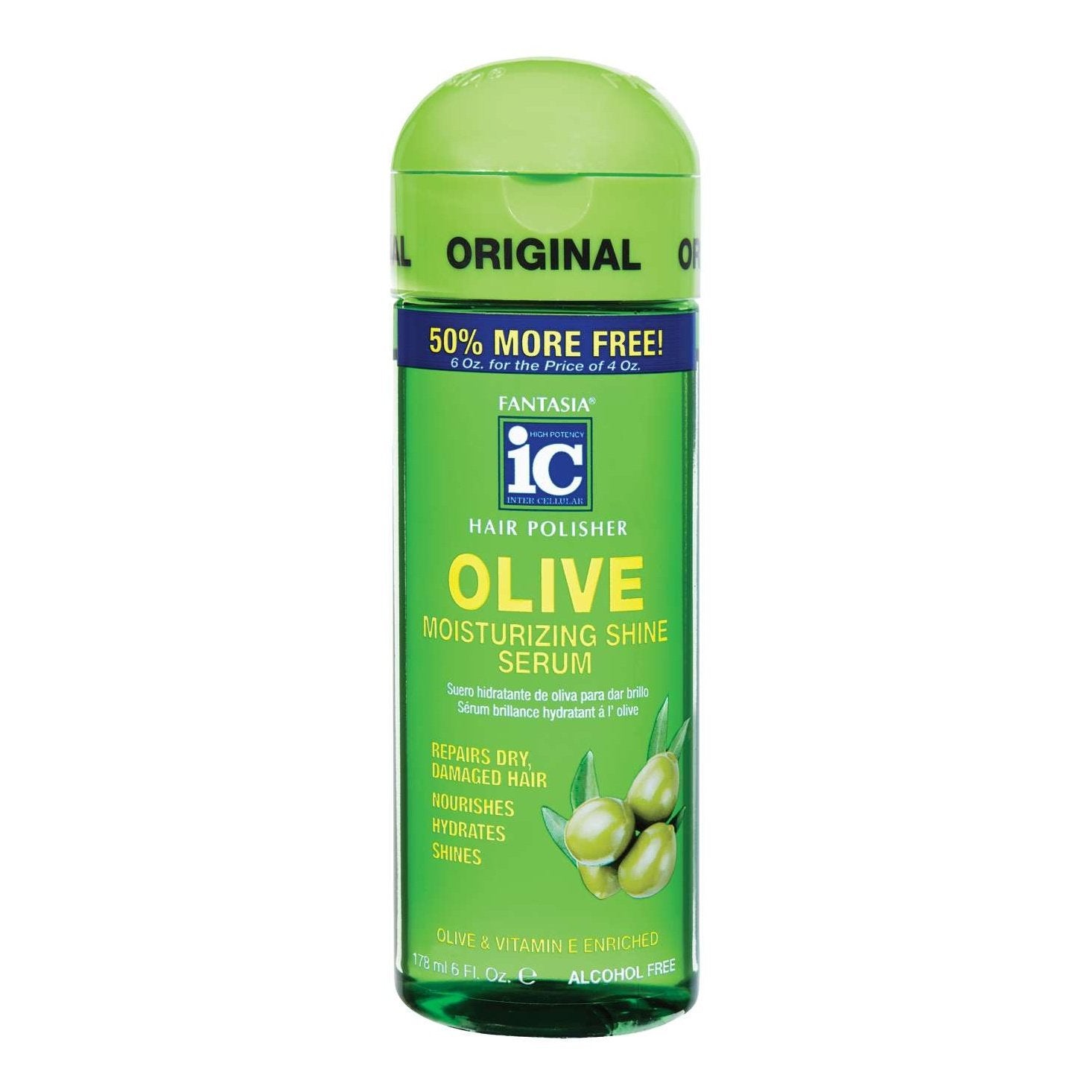 Fantasia Ic Hair Polisher Olive Polisher 6 Oz 6 Oz Fantasia Ic Hair Polisher Olive Polisher 6 Oz 6 Oz