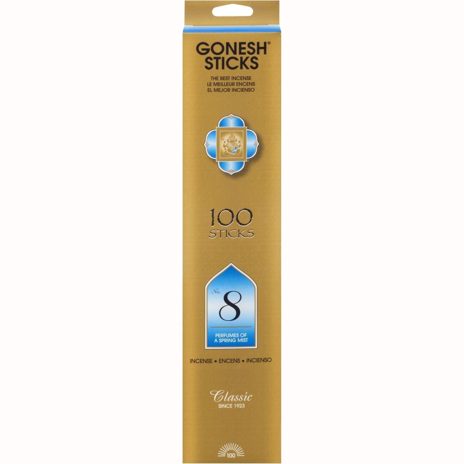 Gonesh Stick Classic 8 Spring Mist 100 Pc Gonesh Stick Classic 8 Spring Mist 100 Pc