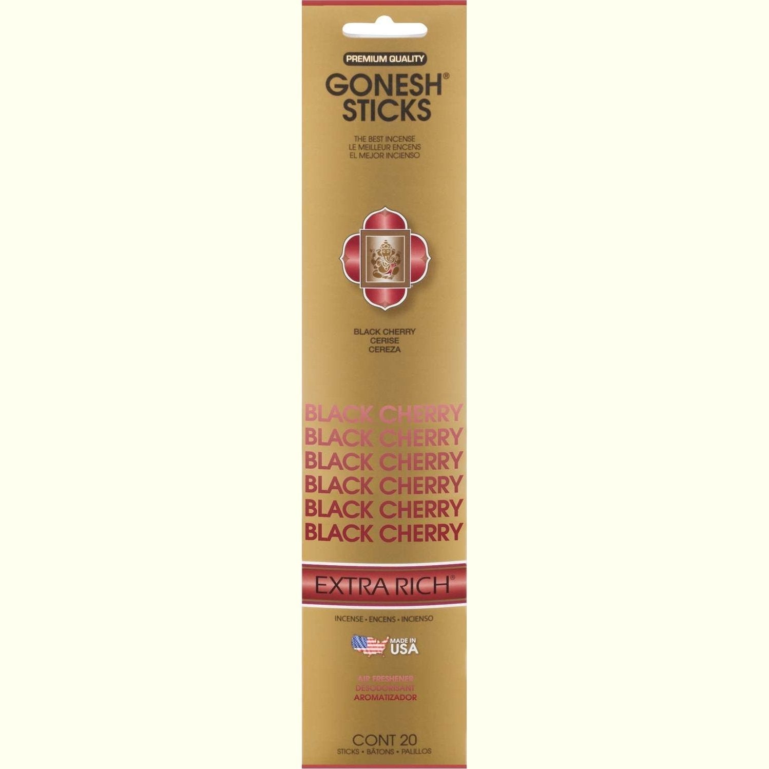 Gonesh Stick Extra Rich Black Cherry 20 Piece Gonesh Stick Extra Rich Black Cherry 20 Piece