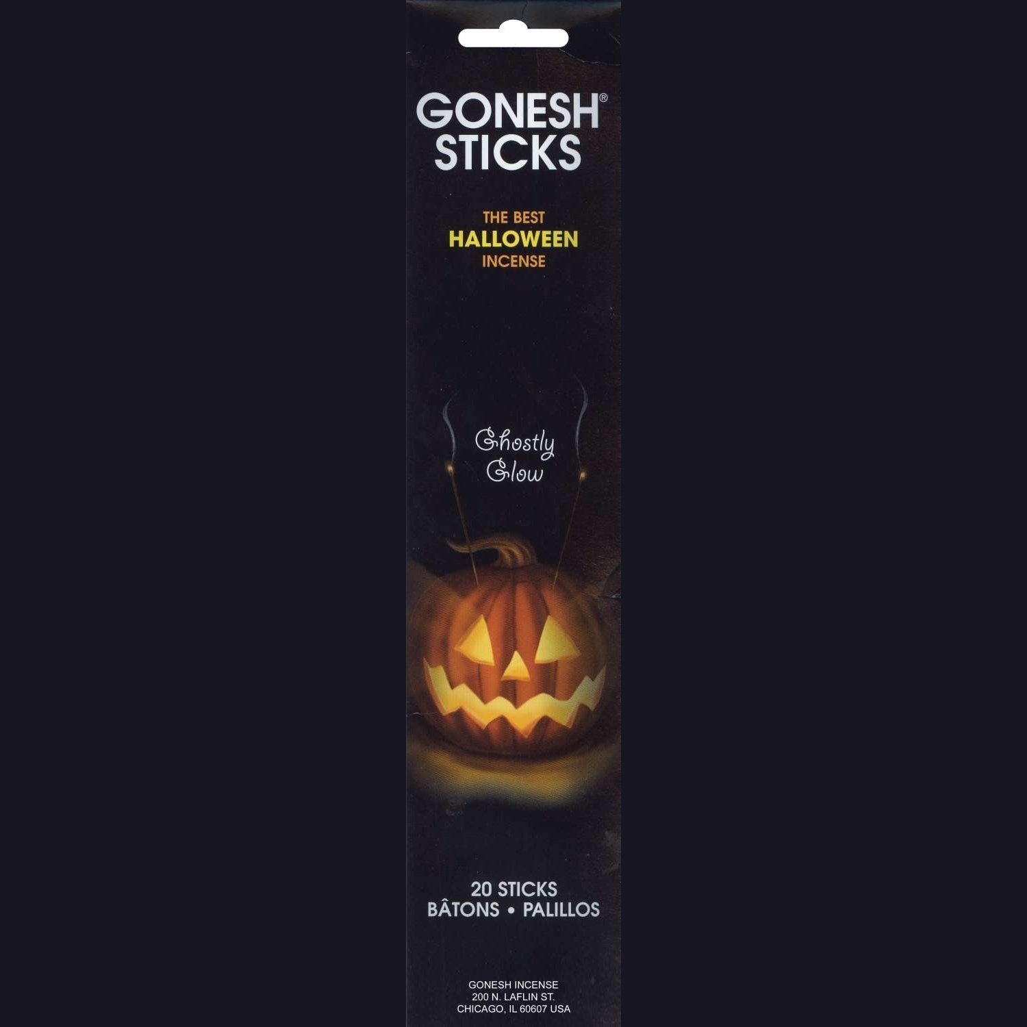 Gonesh Stick Ghostly Glow 20 Piece Gonesh Stick Ghostly Glow 20 Piece