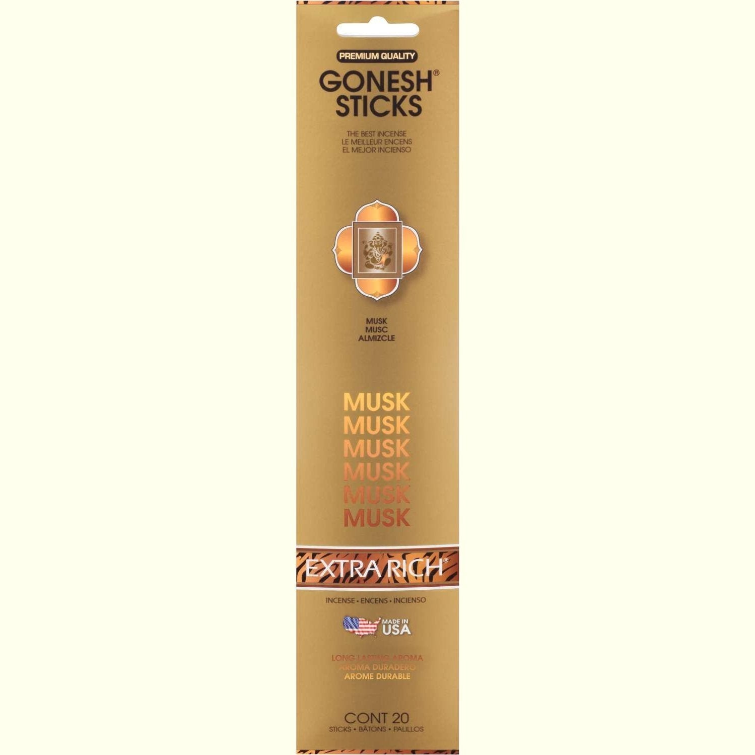 Gonesh Stick Extra Rich Musk 20 Piece Gonesh Stick Extra Rich Musk 20 Piece