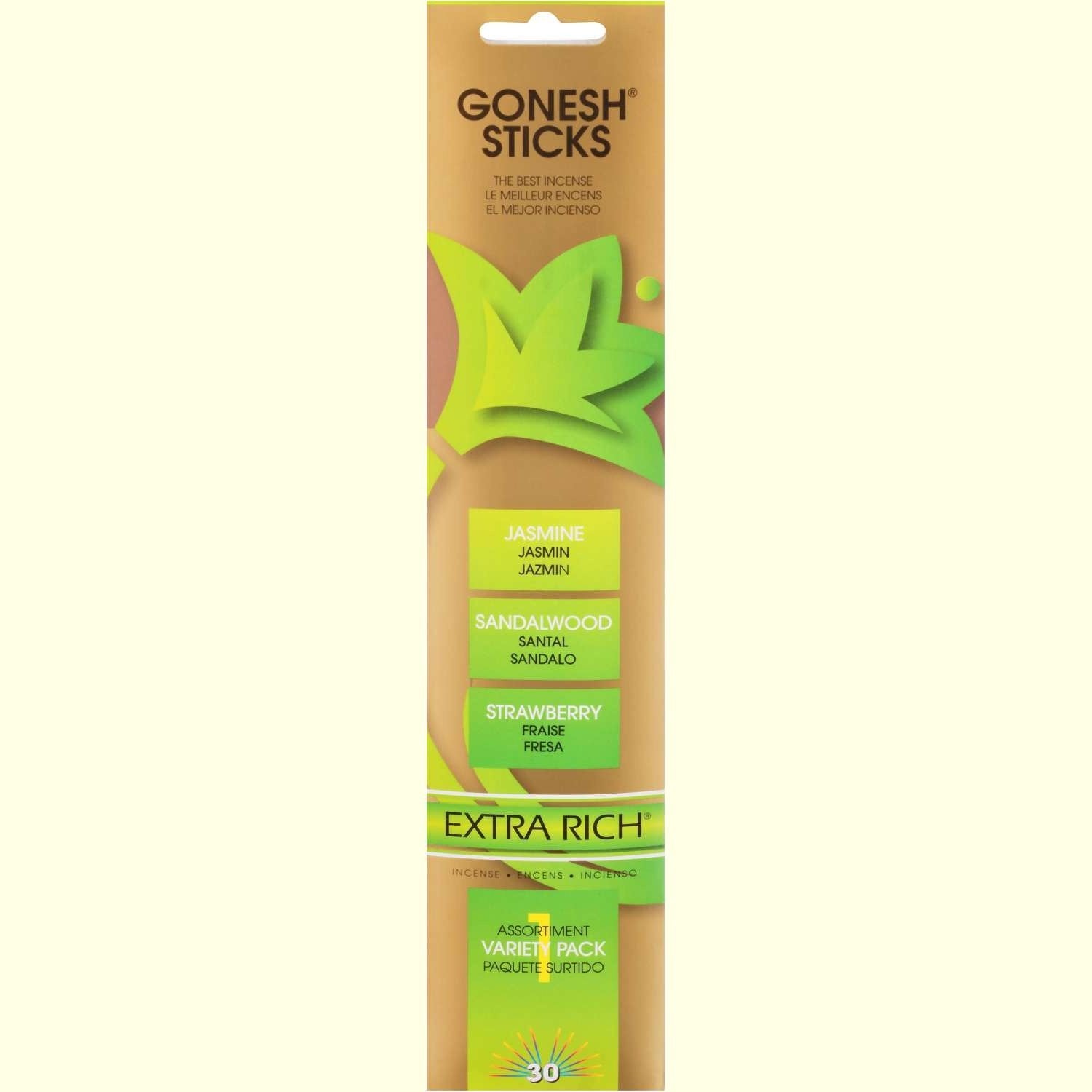 Gonesh Stick Extra Rich Variety 1 20 Piece Gonesh Stick Extra Rich Variety 1 20 Piece