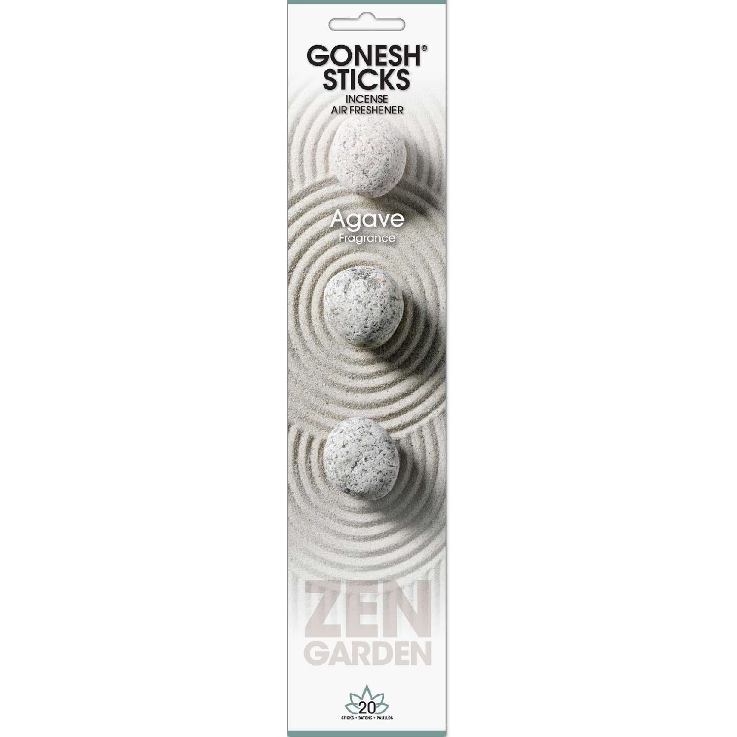 Gonesh Sticks Zen Garden Incense Agave 20 Piece Gonesh Sticks Zen Garden Incense Agave 20 Piece