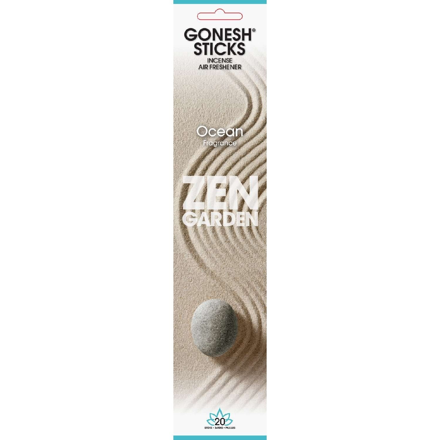 Gonesh Sticks Zen Garden Incense Ocean 20 Piece Gonesh Sticks Zen Garden Incense Ocean 20 Piece