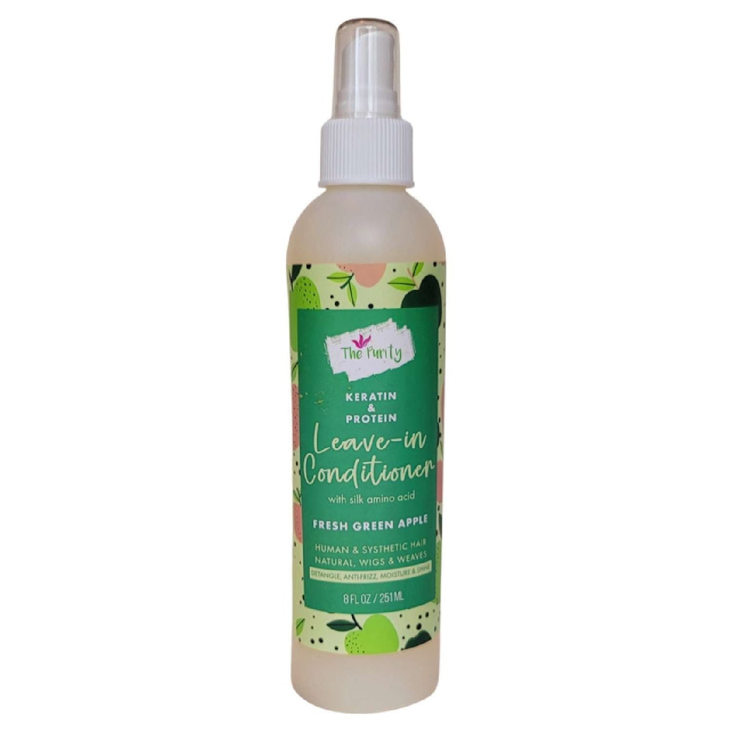 The Purity Leave In Conditioner Mist Fresh Green Apple 8 Oz The Purity Leave In Conditioner Mist Fresh Green Apple 8 Oz