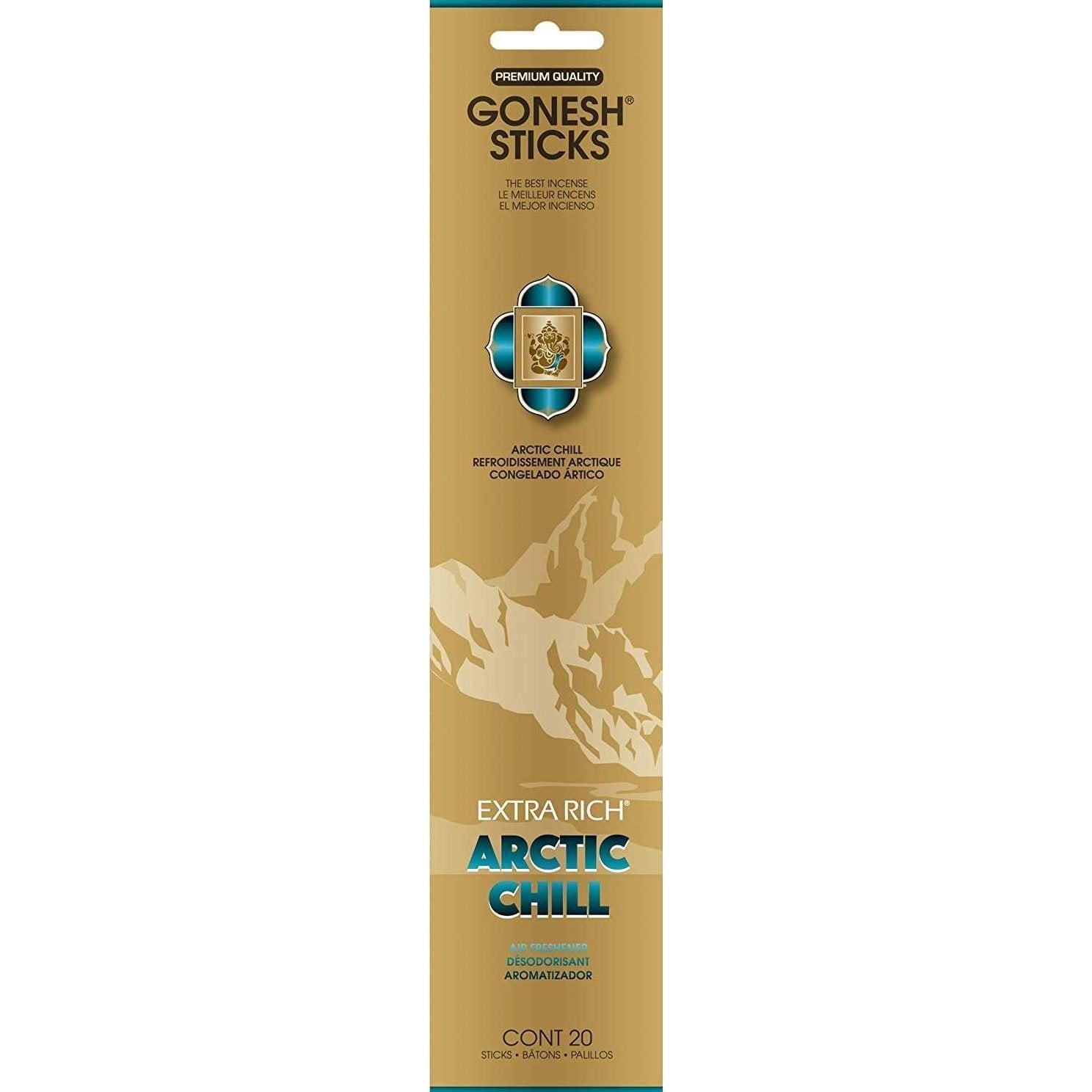 Gonesh Stick Extra Rich Arctic Chill 20 Piece Gonesh Stick Extra Rich Arctic Chill 20 Piece