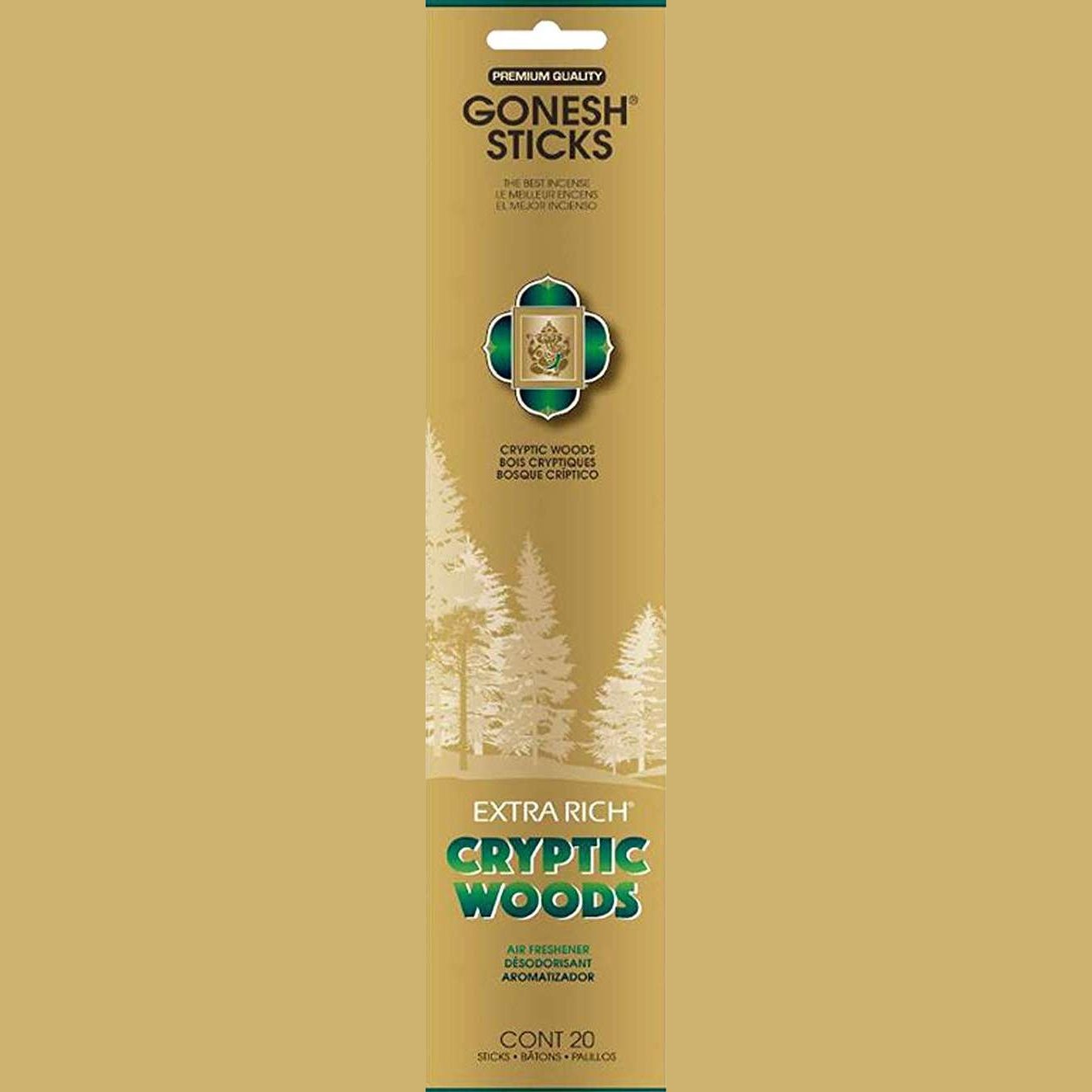 Gonesh Stick Extra Rich Cryptic Woods 20 Piece Gonesh Stick Extra Rich Cryptic Woods 20 Piece
