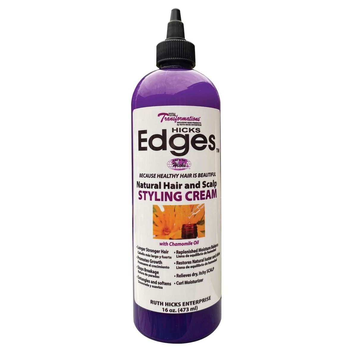 Hicks Edges Natural Hair And Scalp Styling Cream 16 Oz Hicks Edges Natural Hair And Scalp Styling Cream 16 Oz