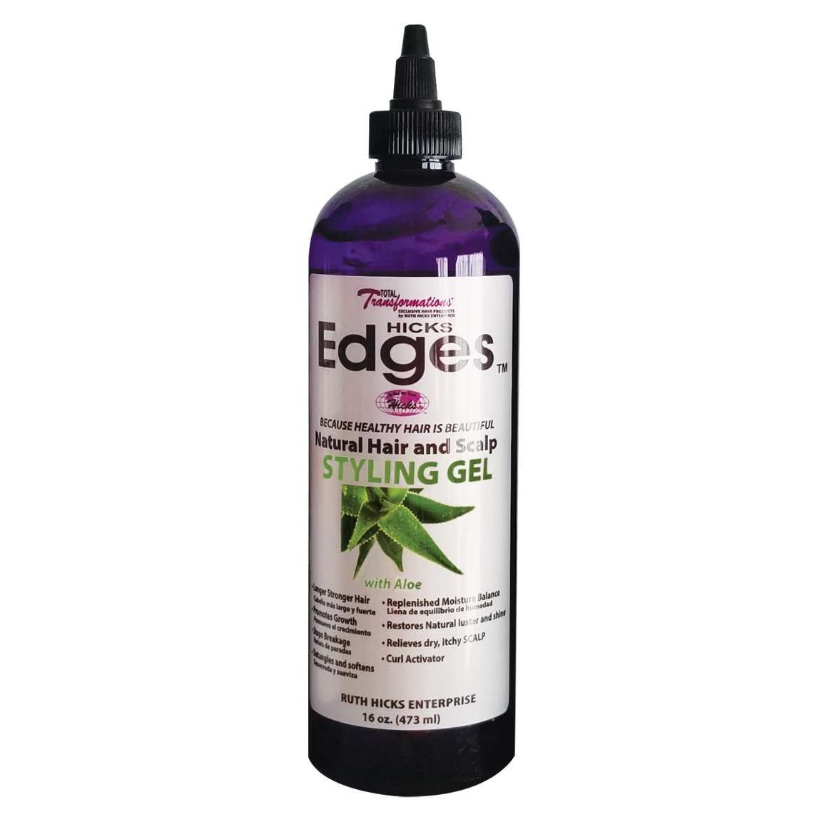 Hicks Edges Natural Hair And Scalp Styling Gel 16 Oz Hicks Edges Natural Hair And Scalp Styling Gel 16 Oz