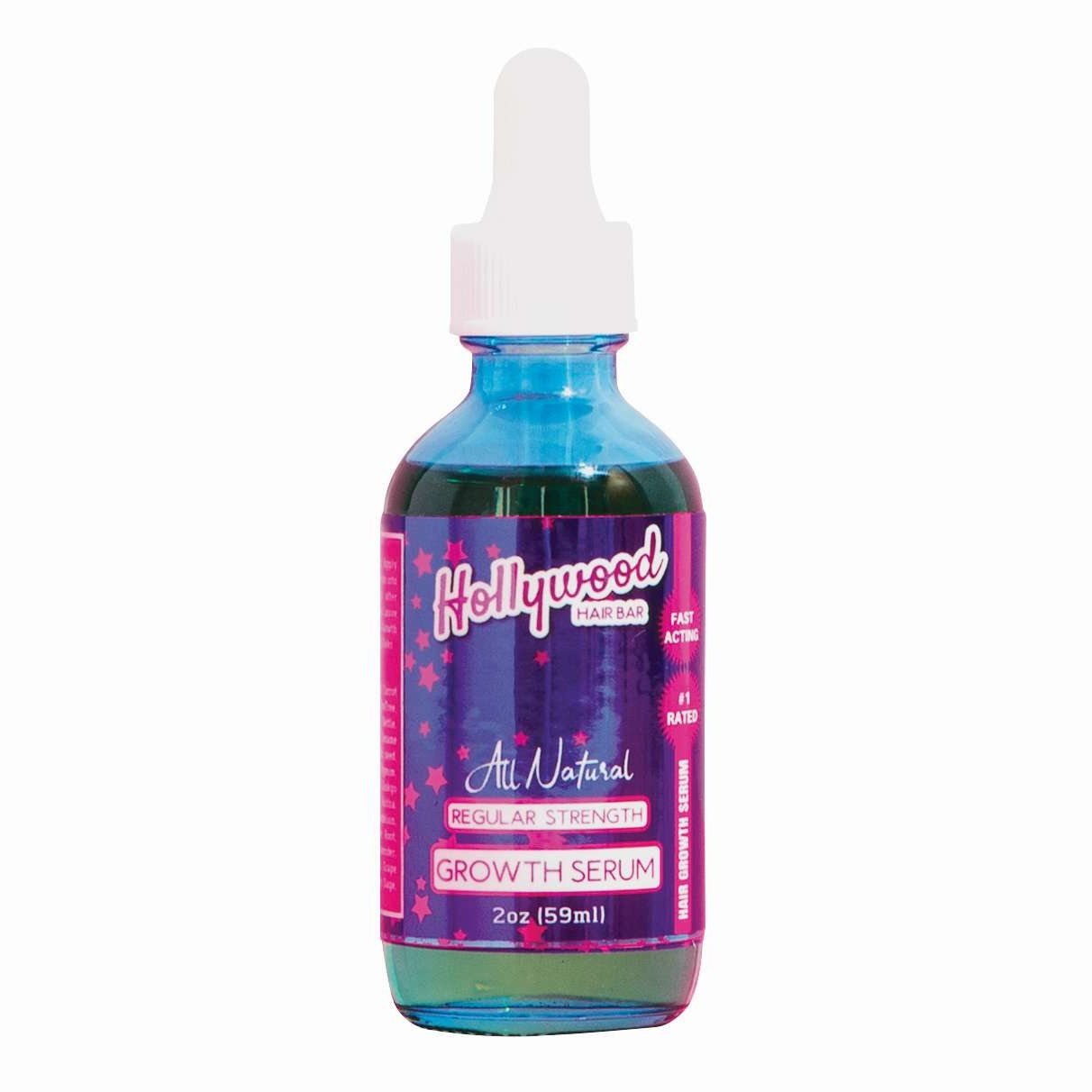 Hollywood Hair Bar Growth Serum Regular Strength 2 Oz Hollywood Hair Bar Growth Serum Regular Strength 2 Oz